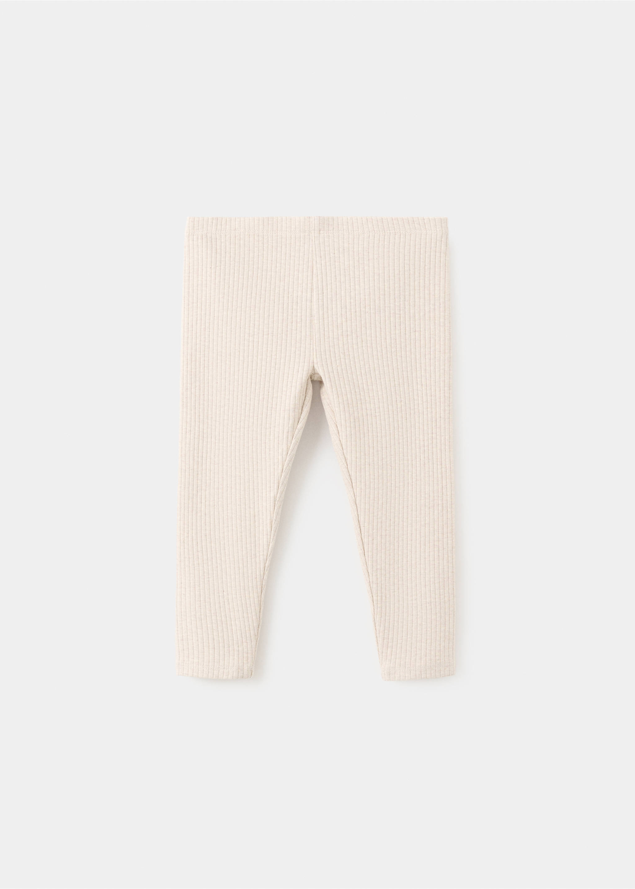 Leggings canalé algodón - Artículo sin modelo, Arena. Ref: 27051269-00.