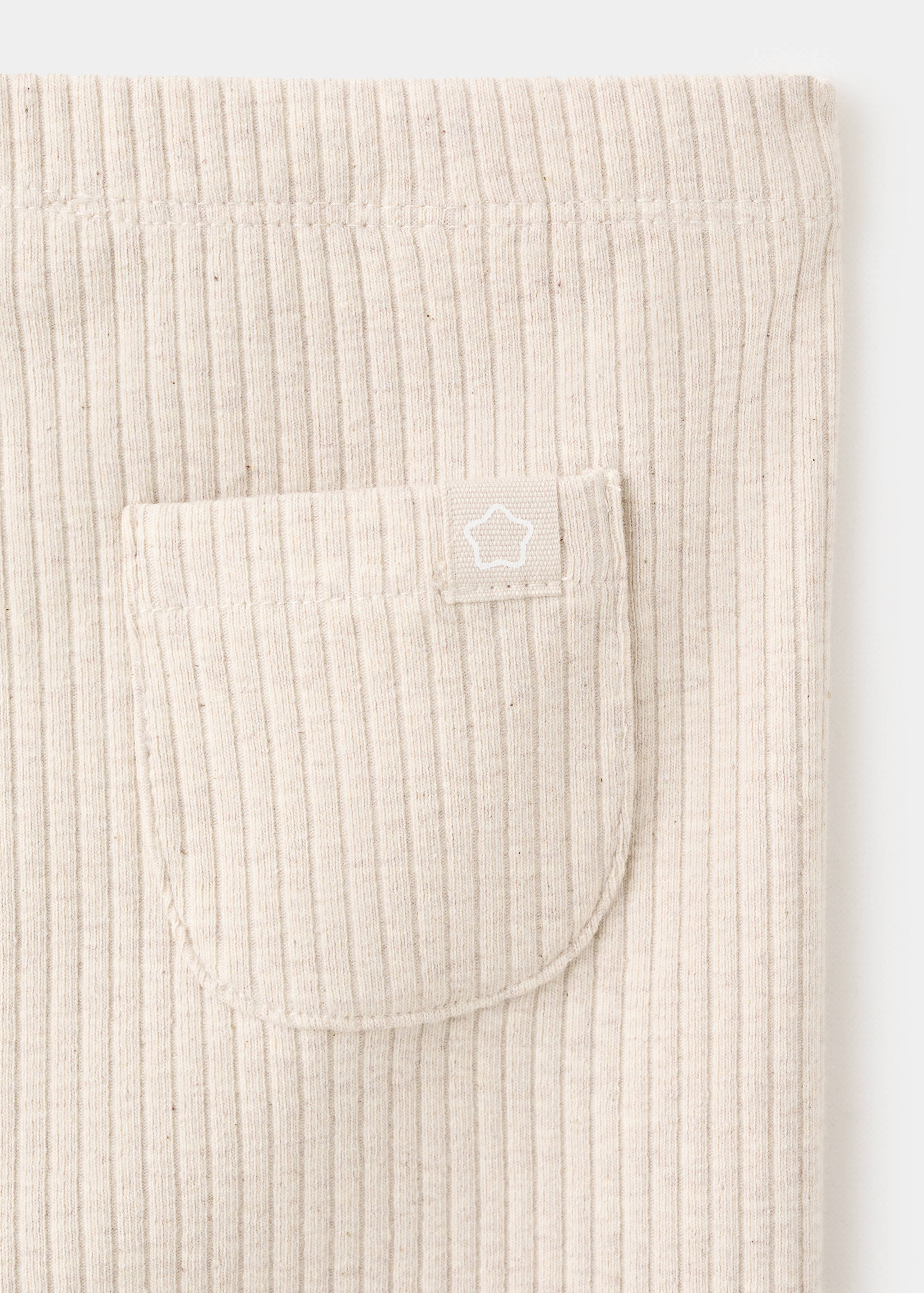 Leggings canalé algodón - Detalle del artículo 8