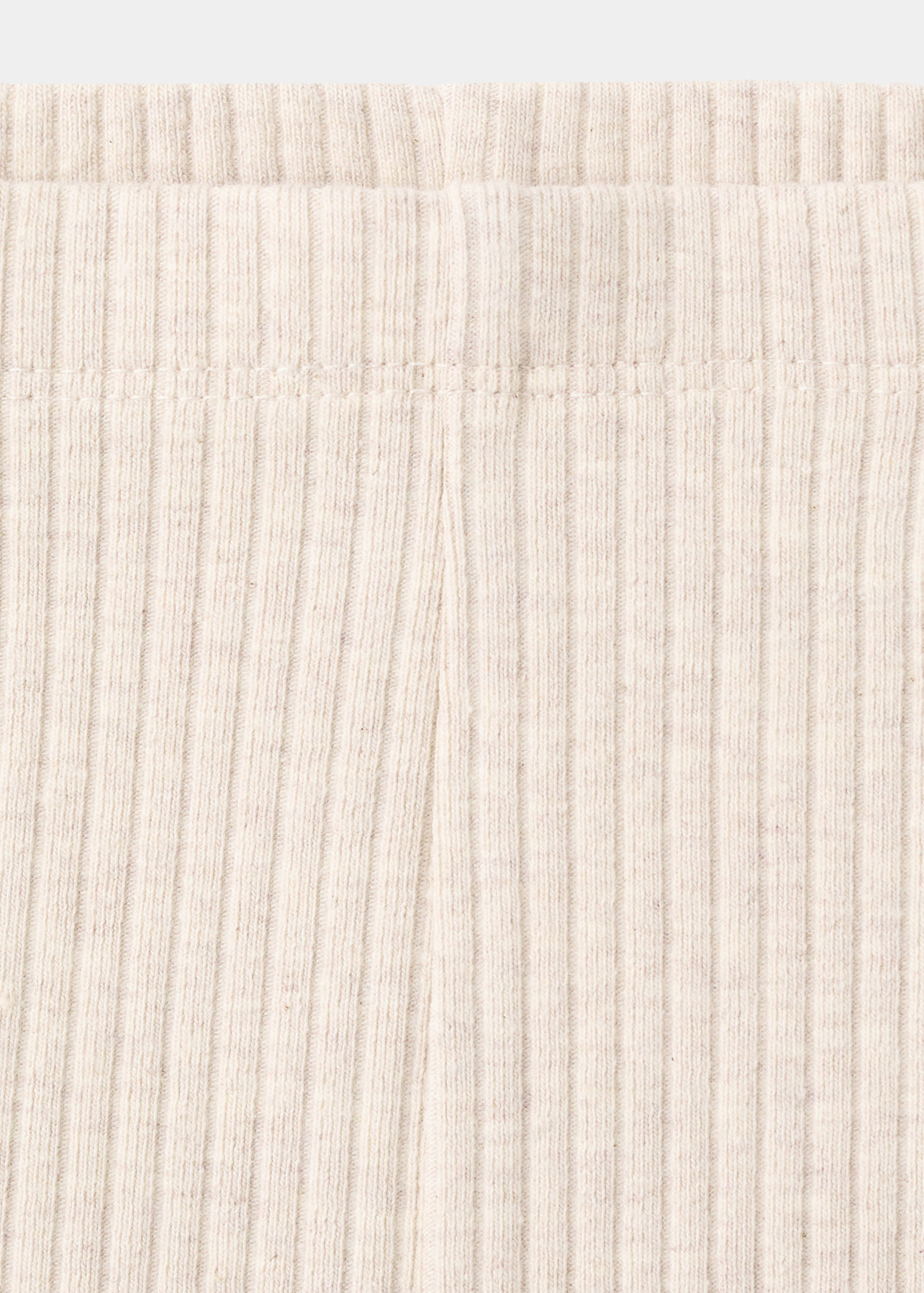 Leggings canalé algodón - Detalle del artículo 0