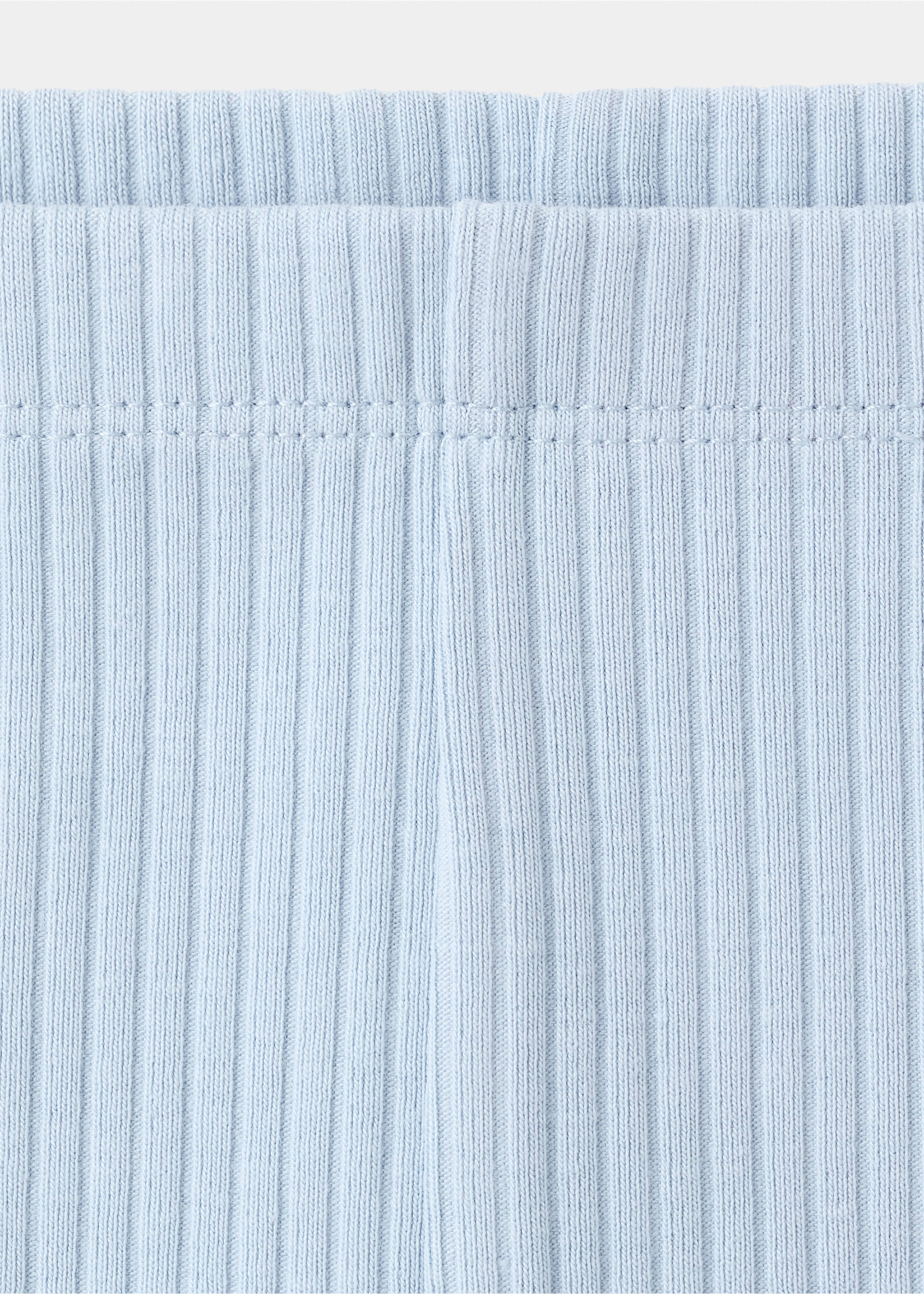 Leggings canalé algodón - Detalle del artículo 8, Azul. Ref: 27051269-00.