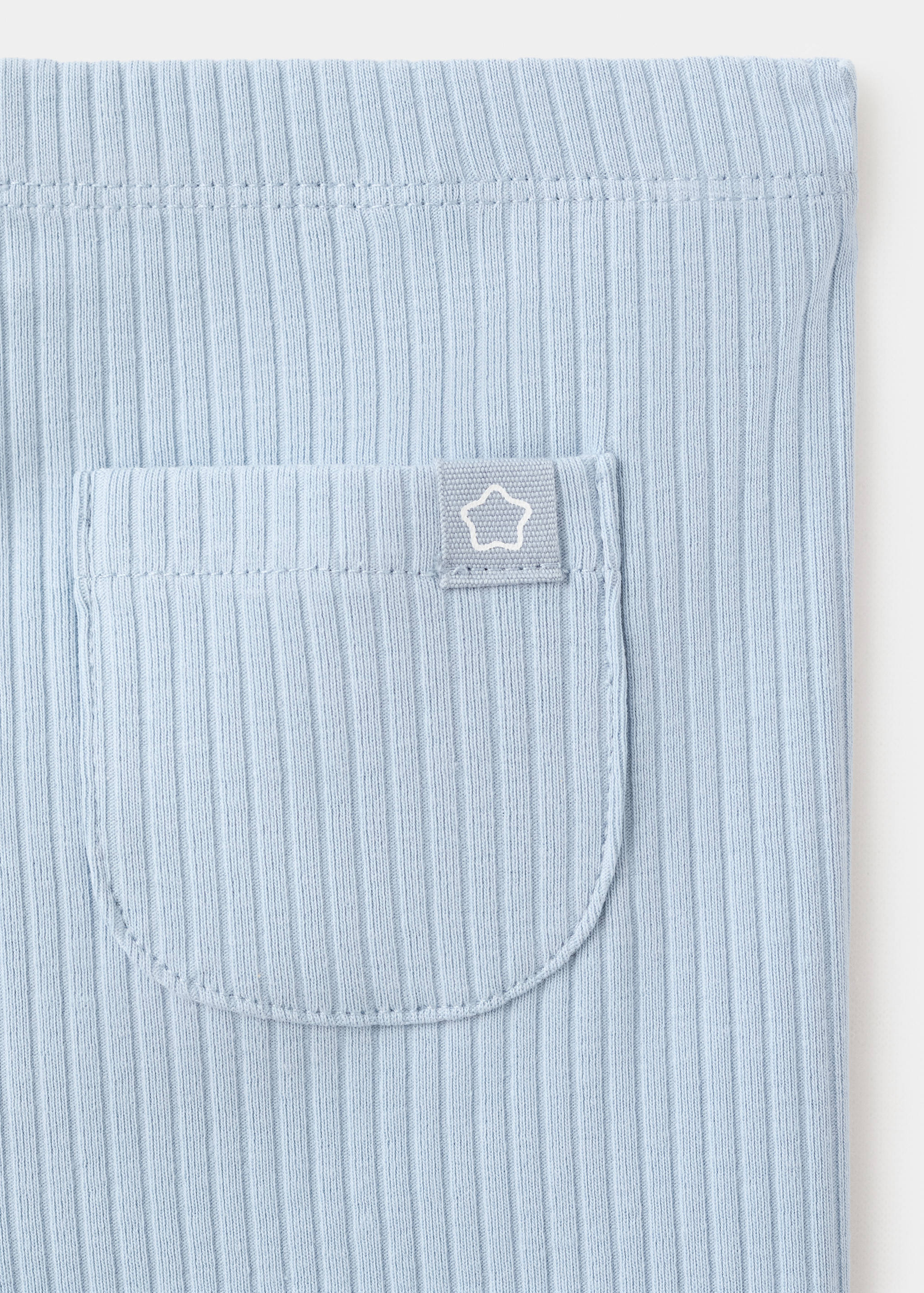 Leggings canalé algodón - Detalle del artículo 0