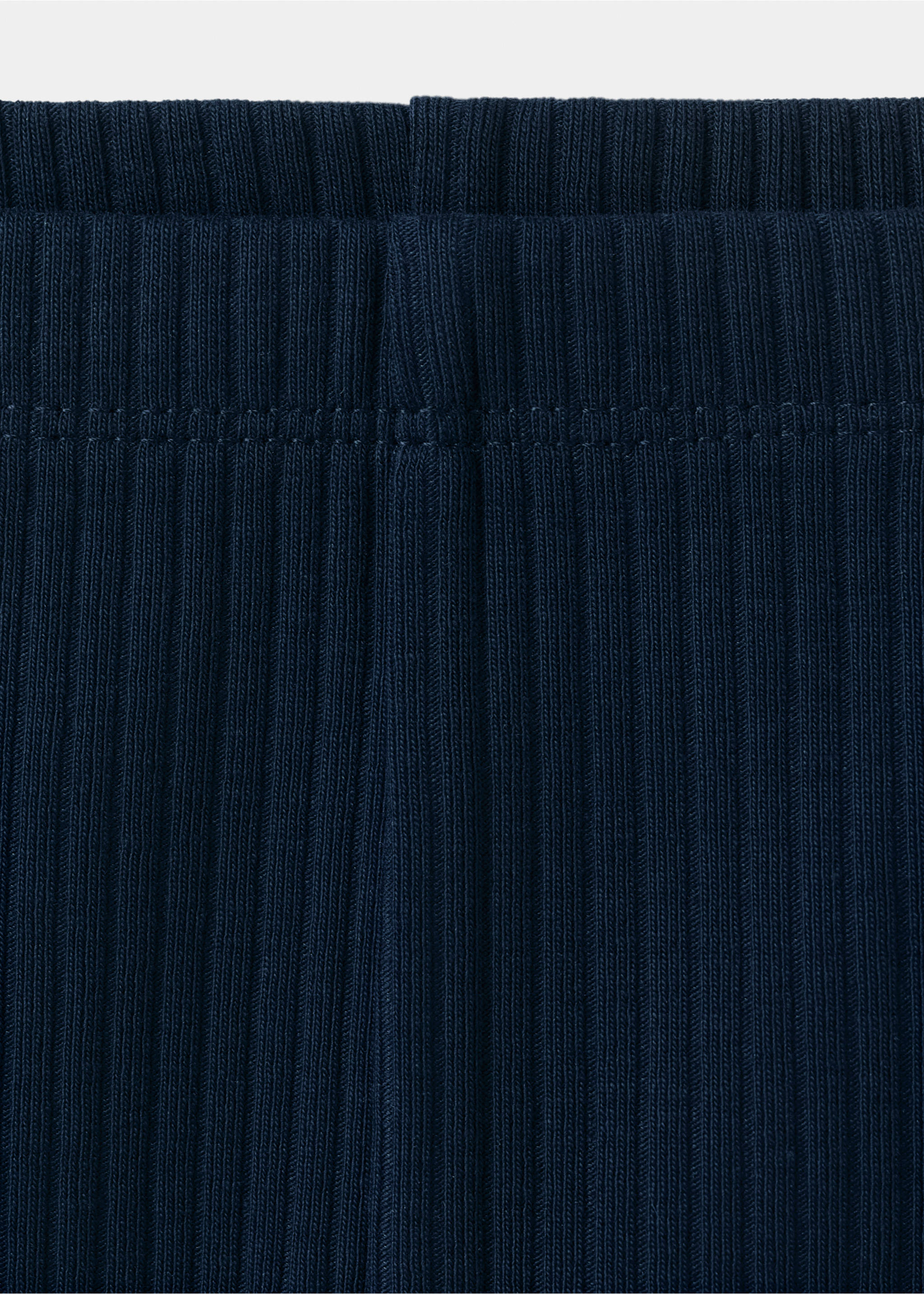 Leggings canalé algodón - Detalle del artículo 8, Azul marino. Ref: 27051269-00.