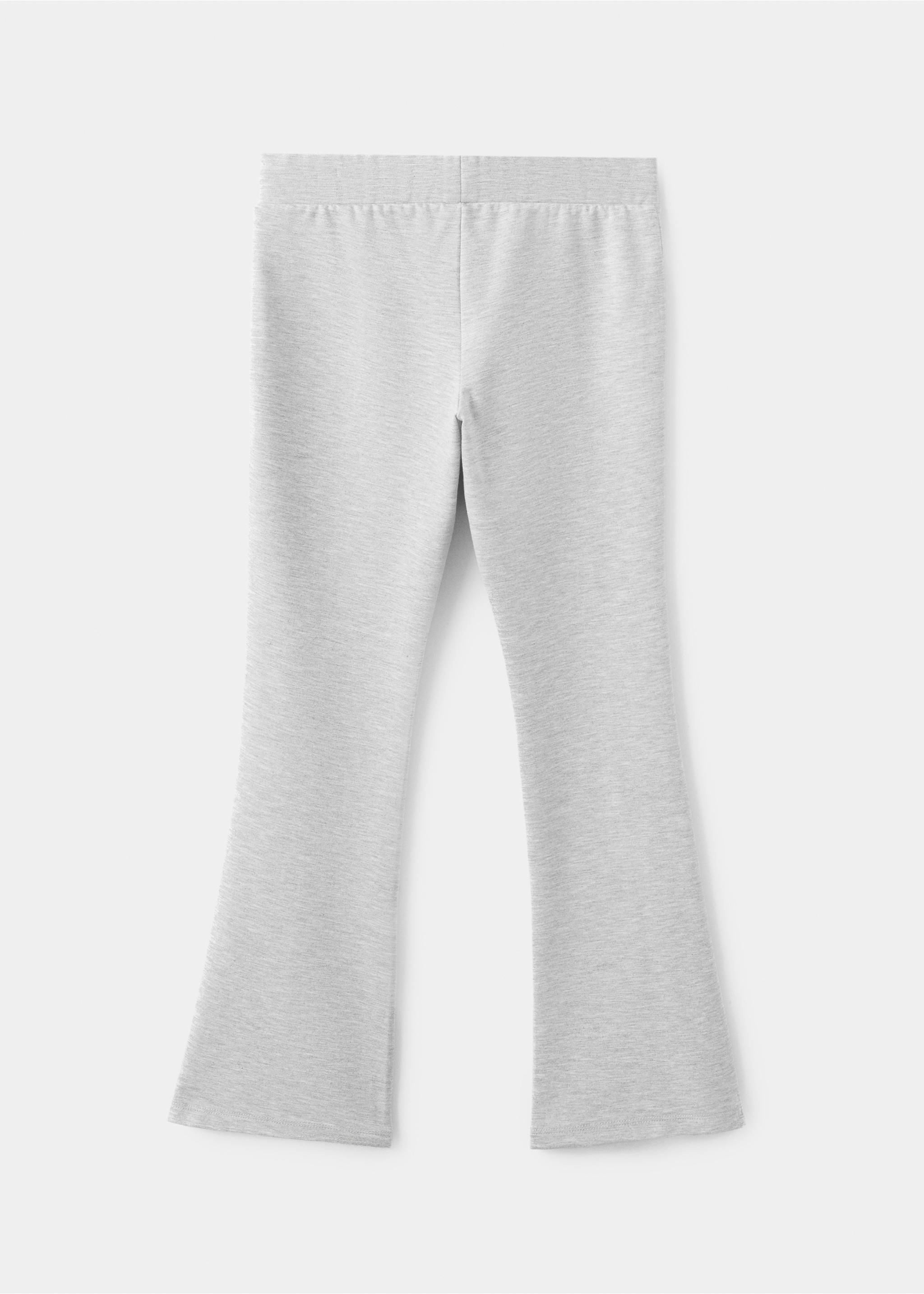 Flared leggings - Reverse of the article, Medium Heather Grey. Ref: 27051270-00.