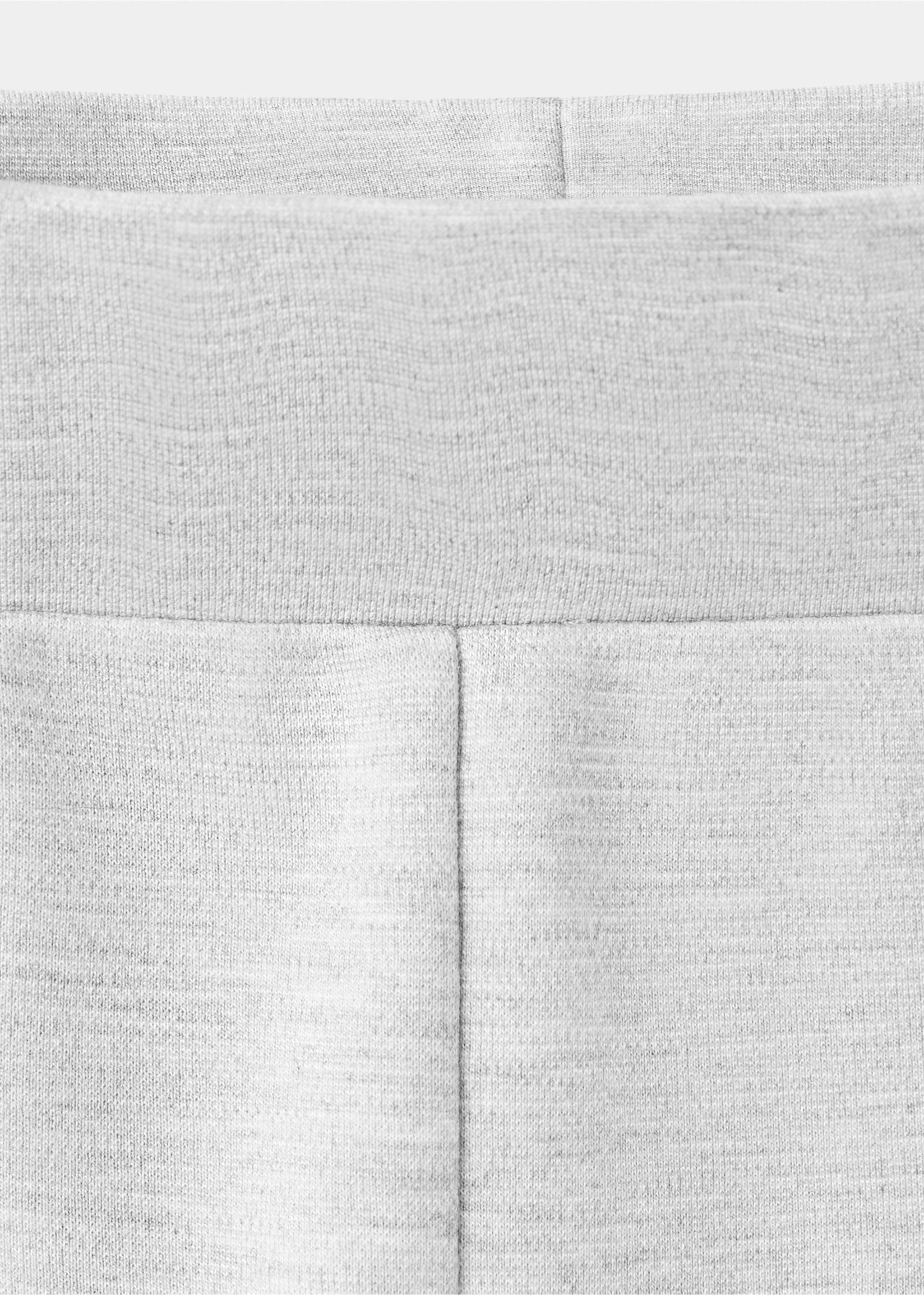 Flared leggings - Details of the article 8, Medium Heather Grey. Ref: 27051270-00.