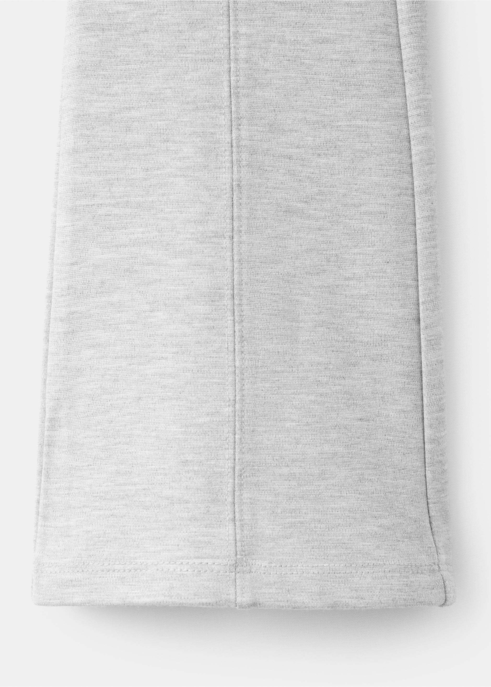 Flared leggings - Details of the article 0, Medium Heather Grey. Ref: 27051270-00.