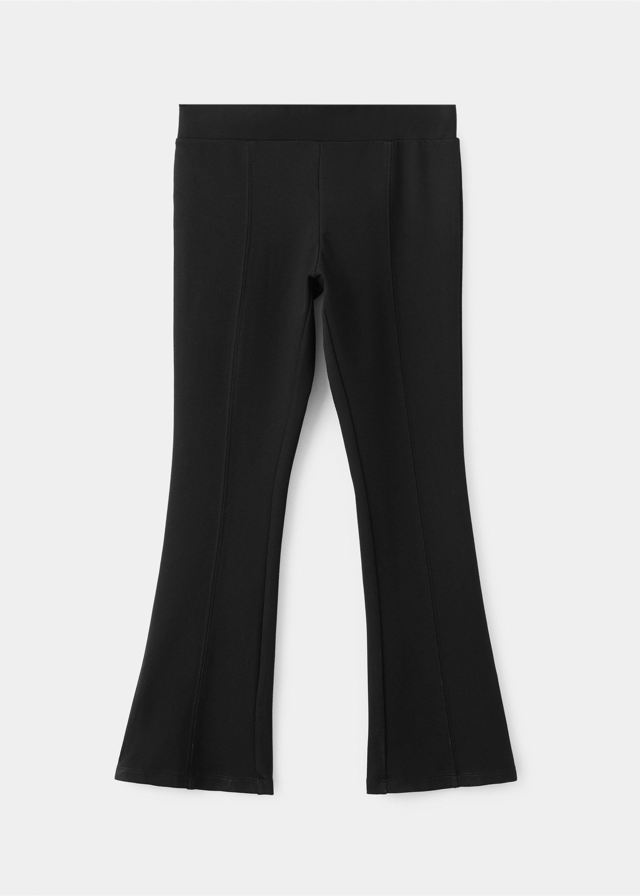 Flared leggings - Article without model, Black. Ref: 27051270-00.