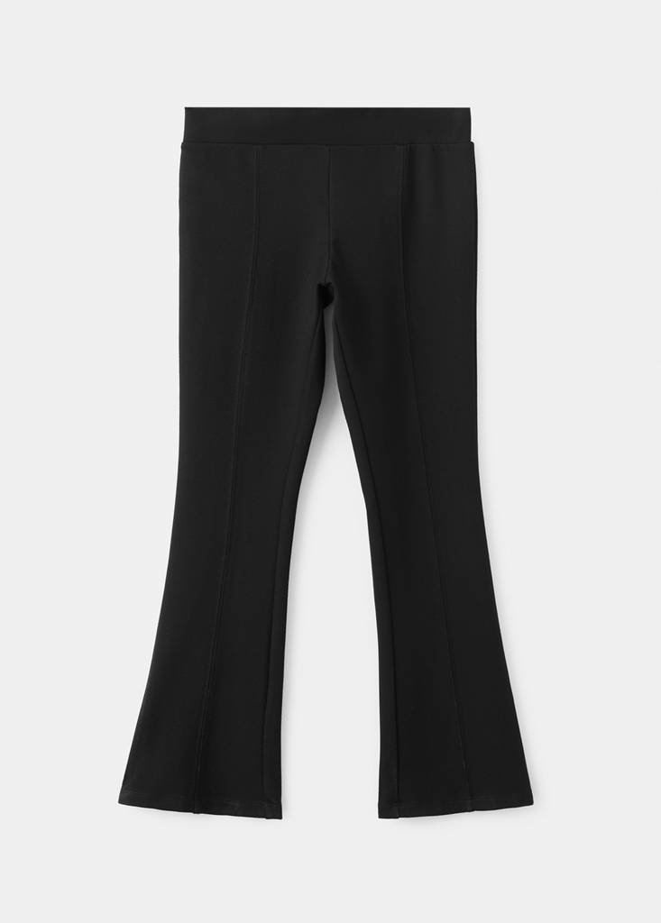 MANGO KIDS - Legging flare avec coutures noir - 12 - Fille
