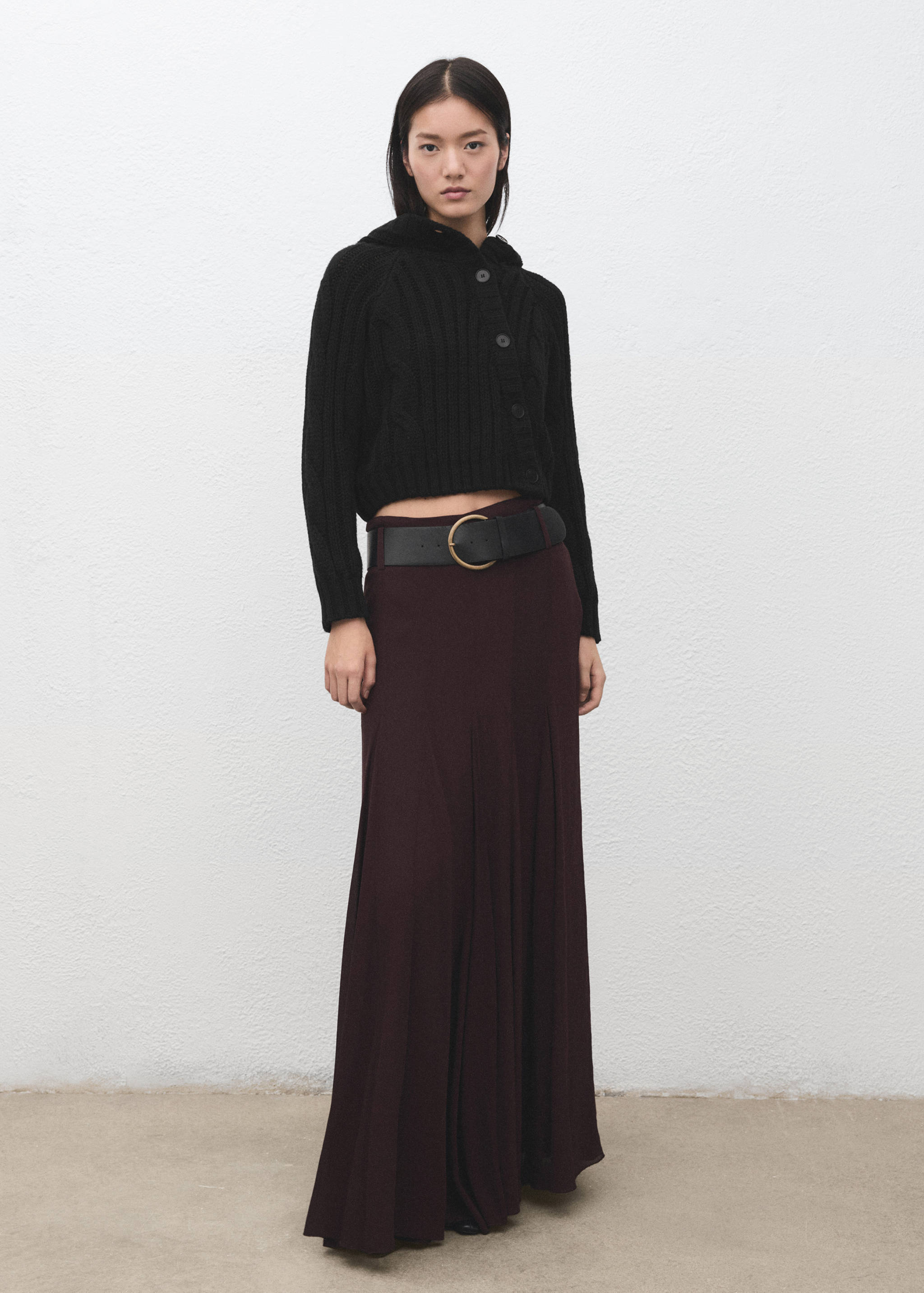 Double-breasted jacket with buttons - General plane