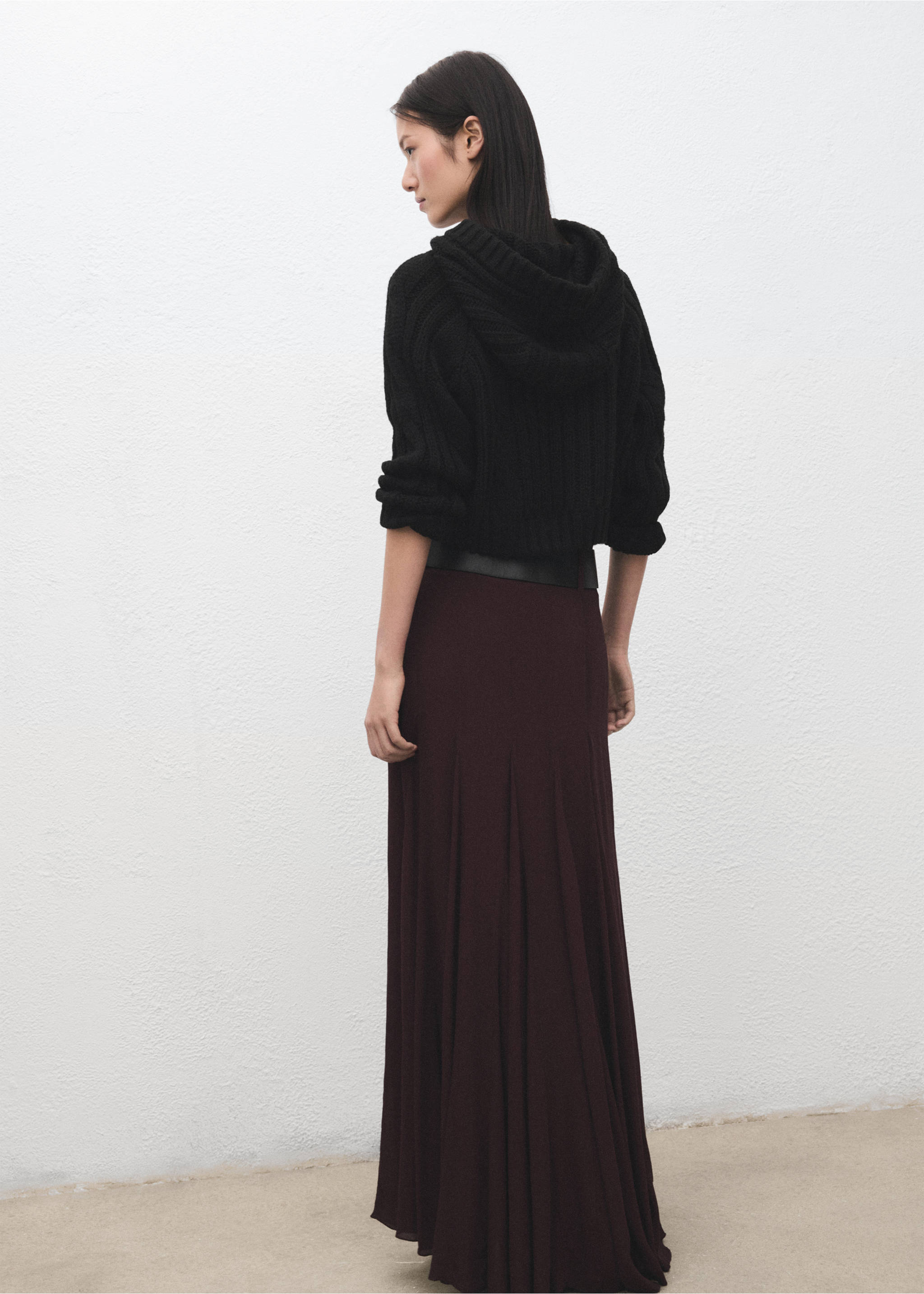 Veste croisée boutons - Verso de l’article, Noir. Ref: 27051272-00.