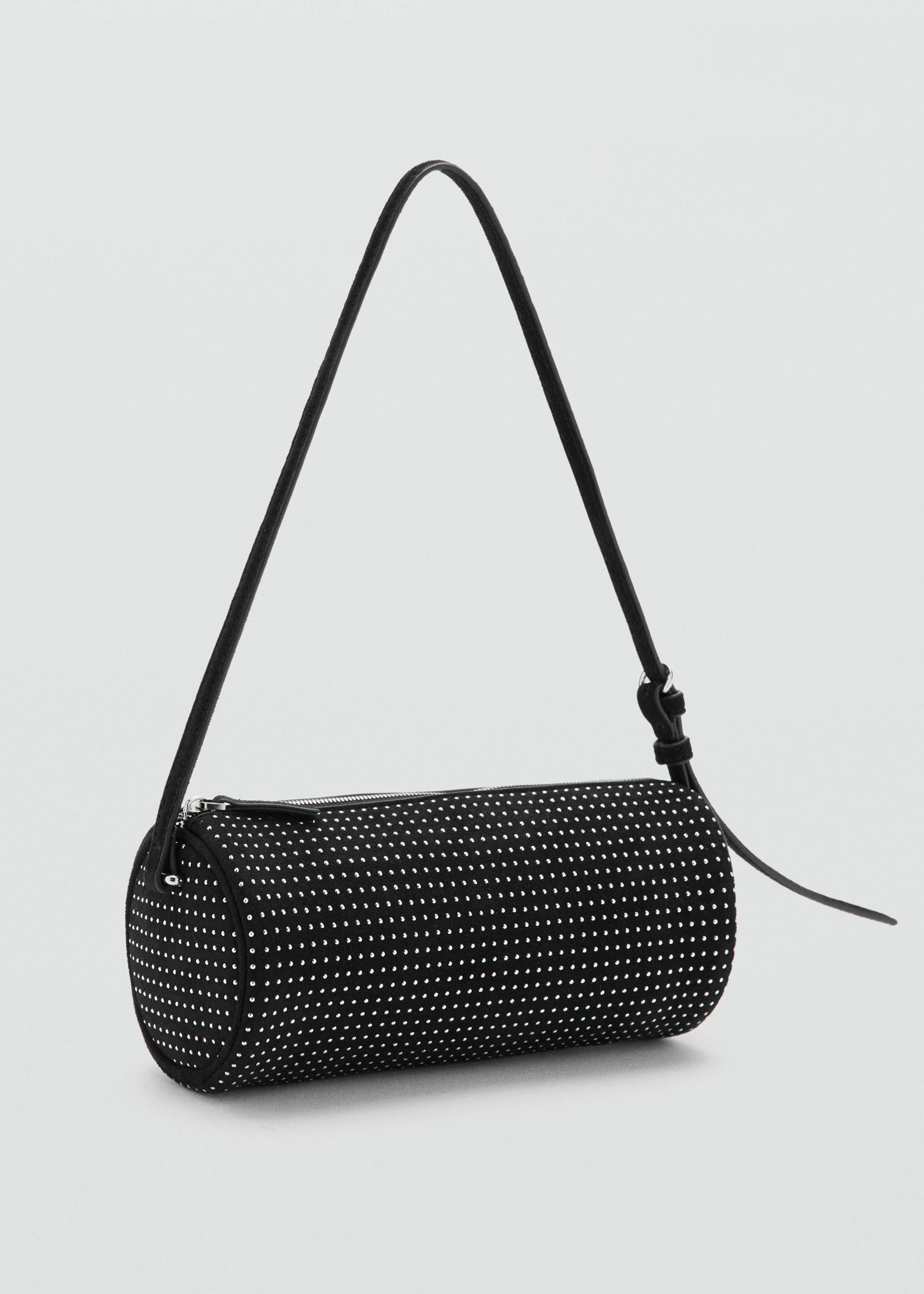 Oval studded shoulder bag - Medium plane