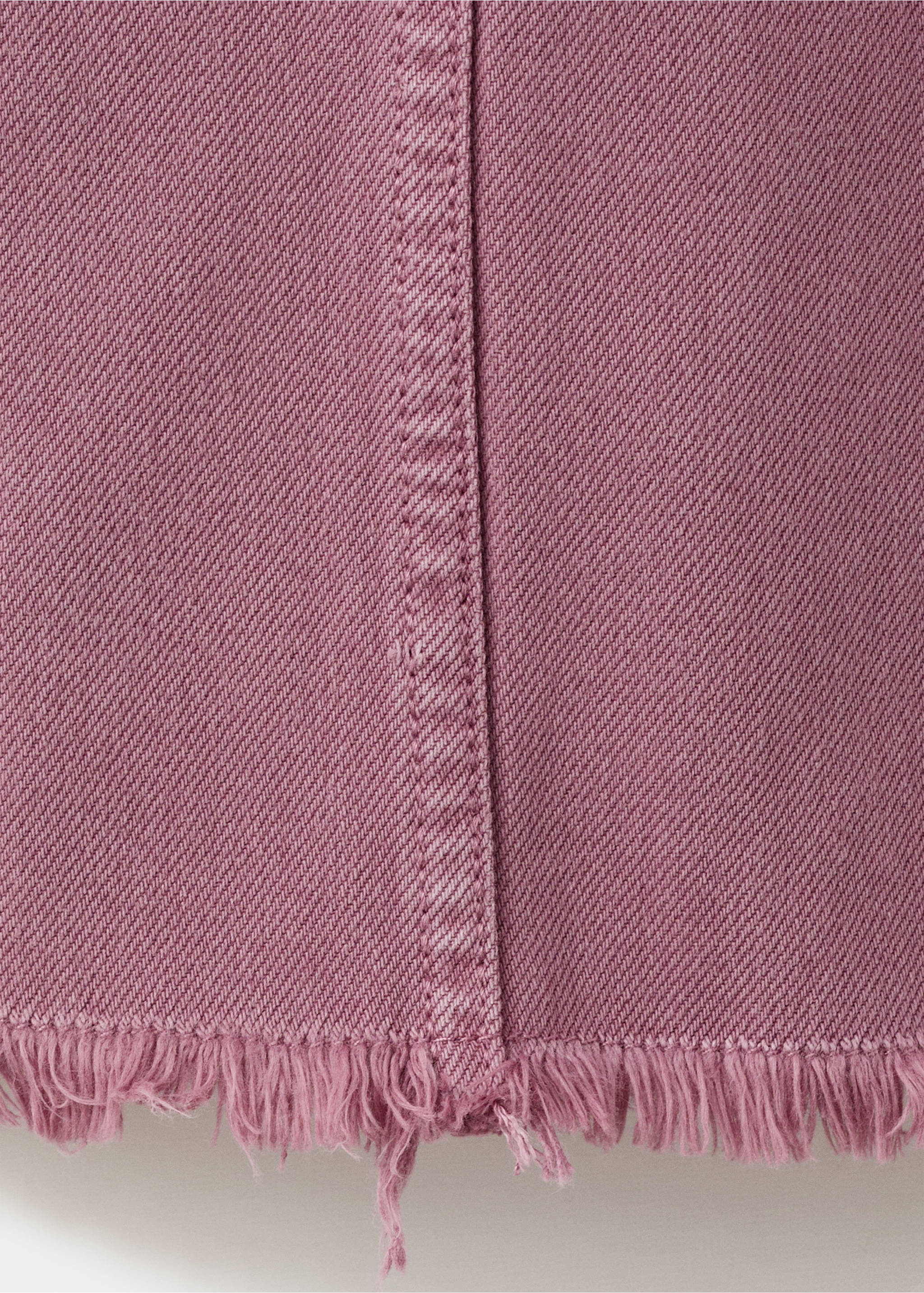 Calças de ganga com cintura baixa e costuras - Pormenor do artigo 0, Rosa. Ref: 27051277-00.