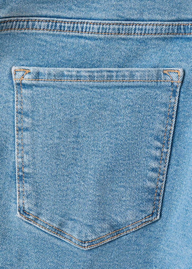 Maternity flared cropped jeans — Medium Blue