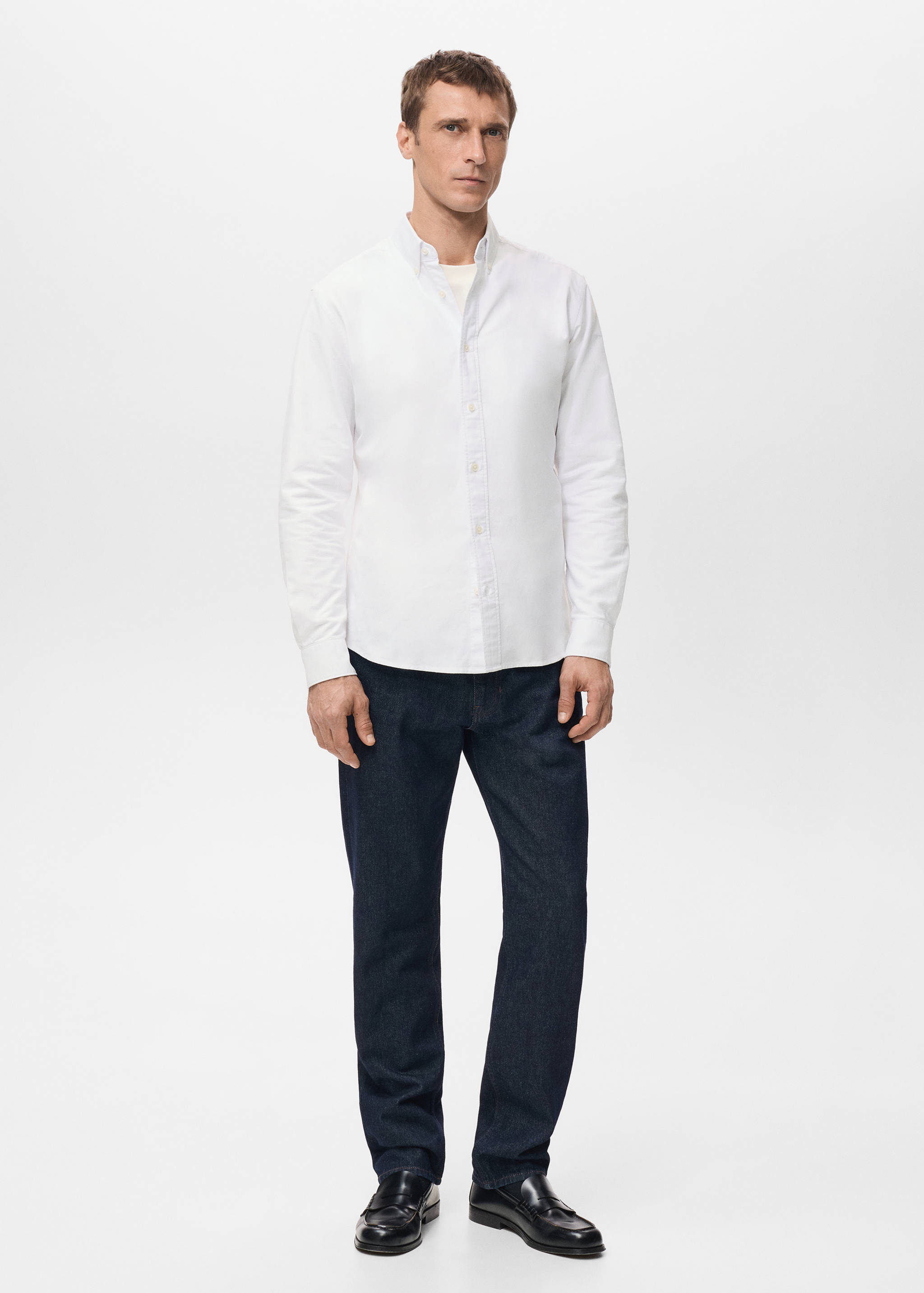 Chemise 100 % coton Oxford - Plan général