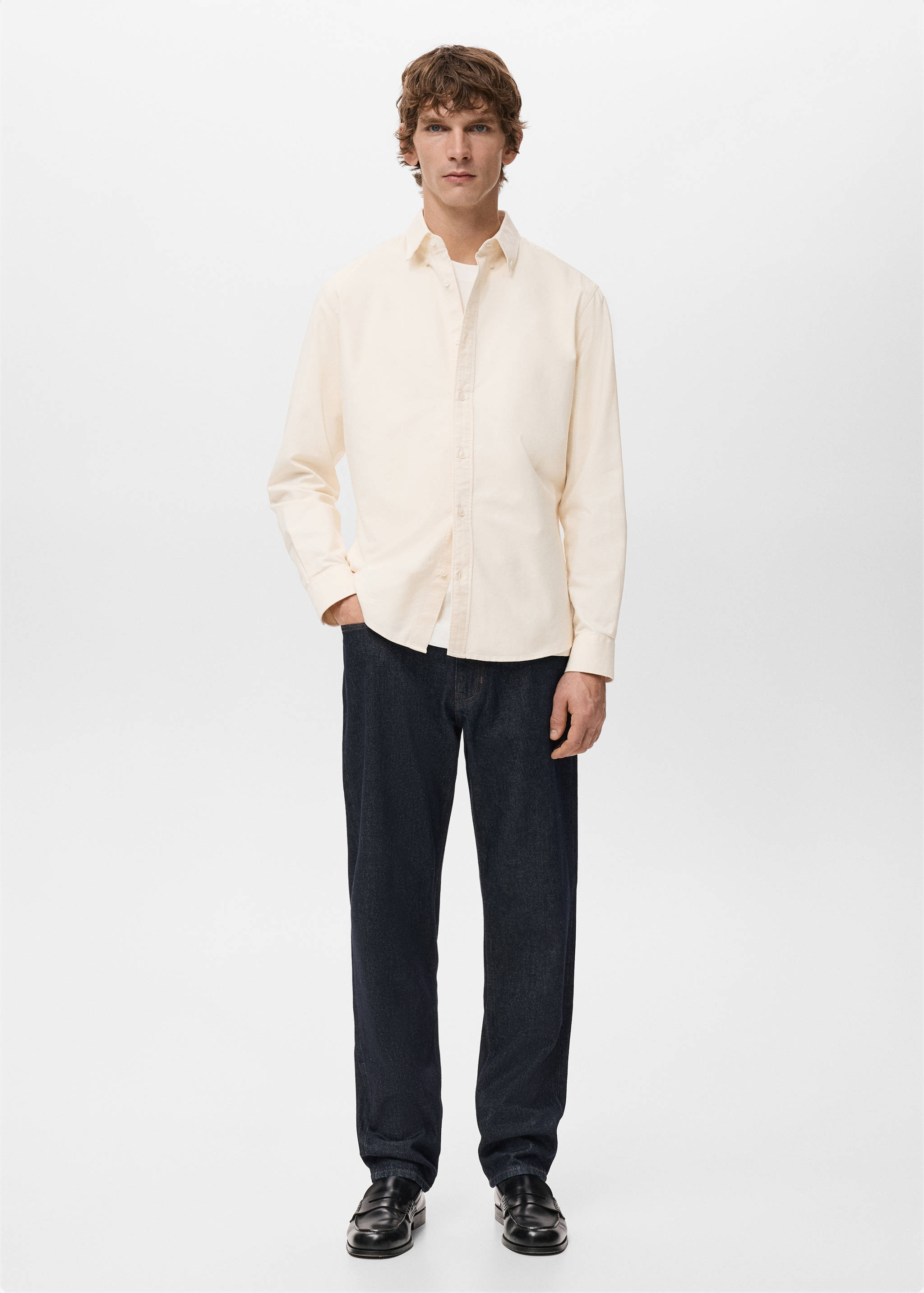 Chemise 100 % coton Oxford - Plan général