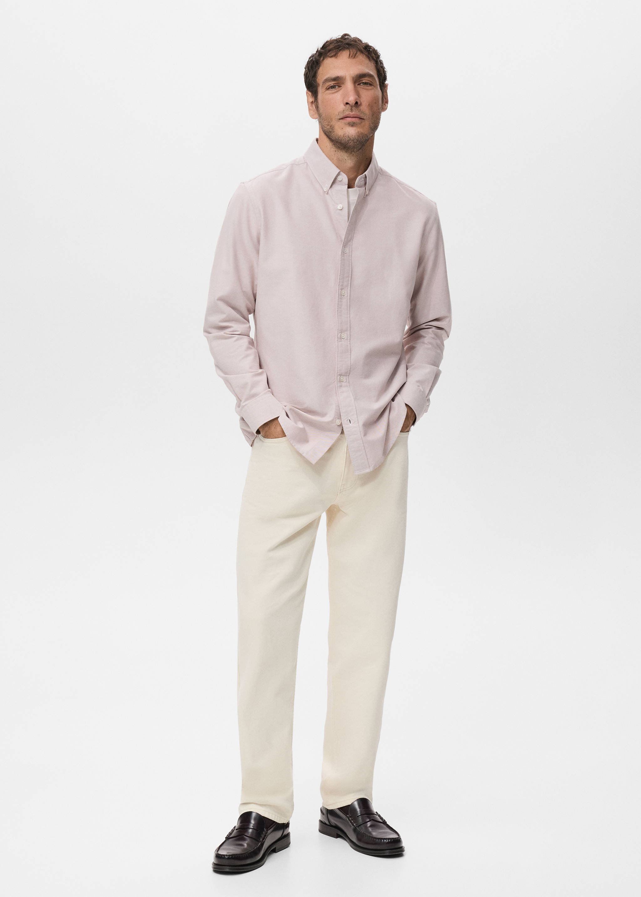 Chemise 100 % coton Oxford - Plan général