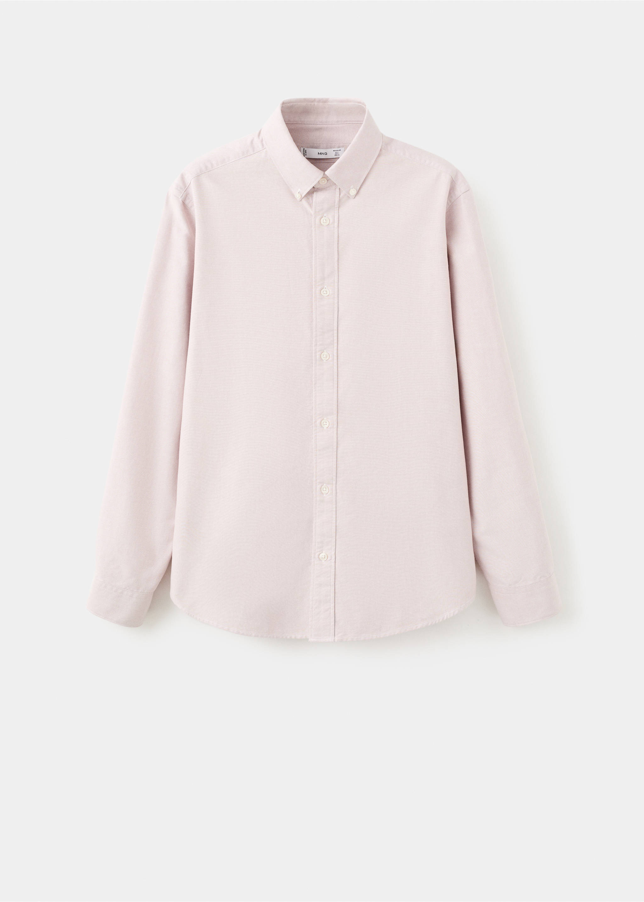 Chemise 100 % coton Oxford - Article sans modèle, Rose pâle. Ref: 27051288-00.