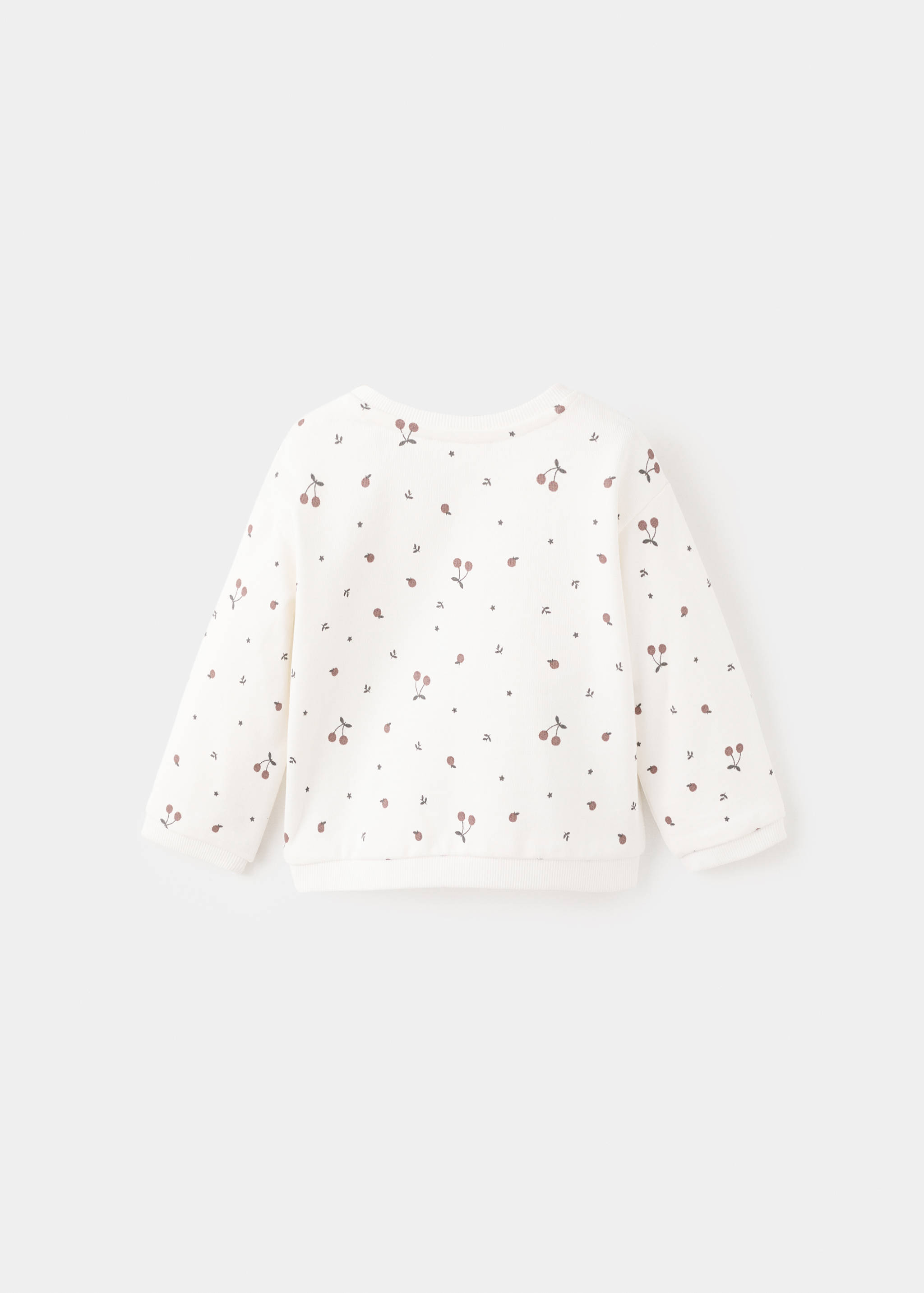 Sudadera algodón estampada - Reverso del artículo