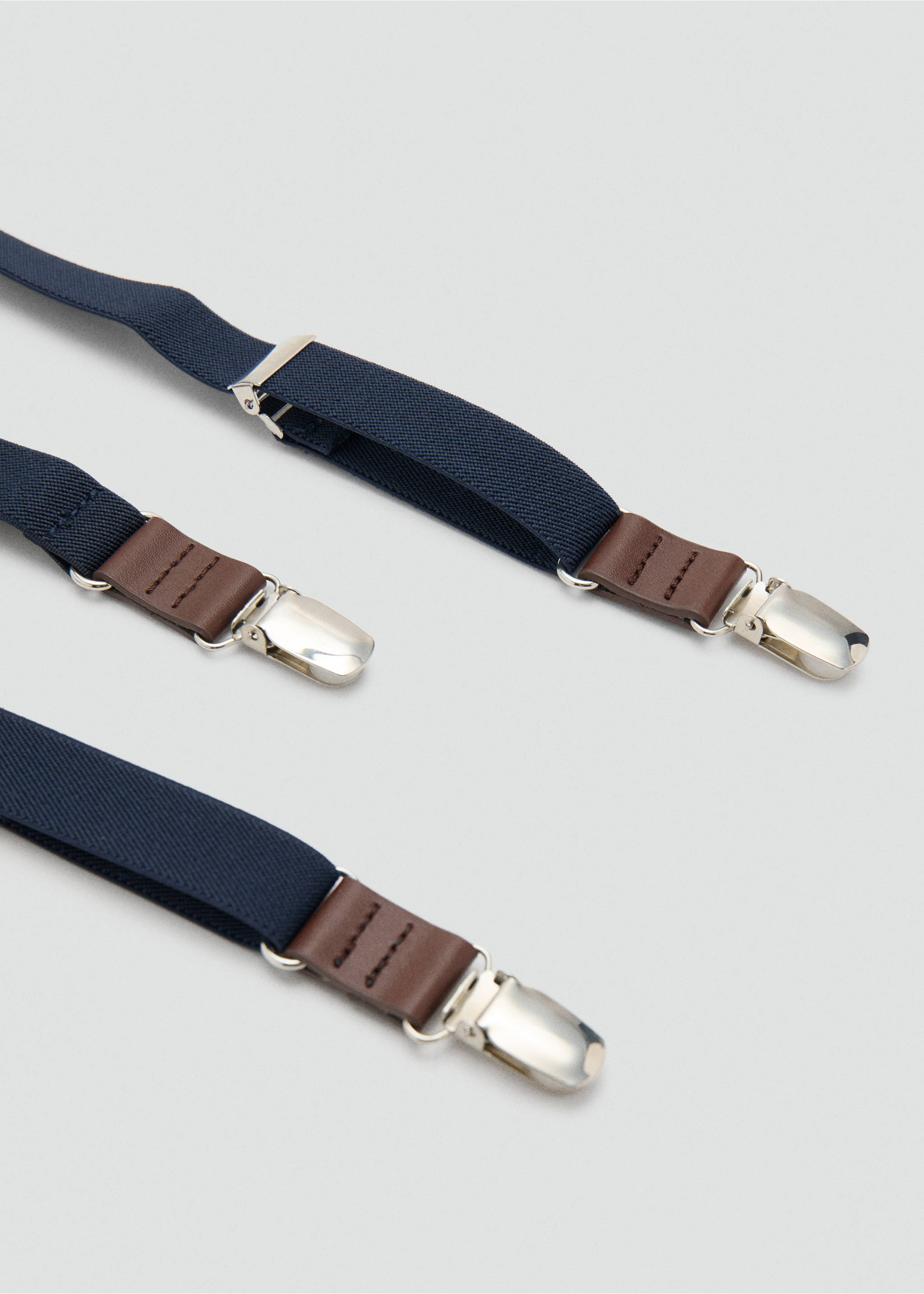 Tirantes elásticos ajustables - Detalle del artículo 2, Azul marino. Ref: 27051297-00.