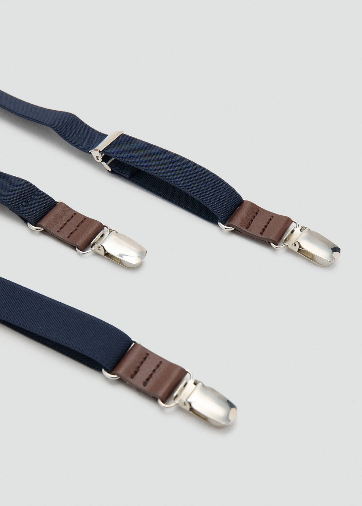Adjustable elastic braces — Navy