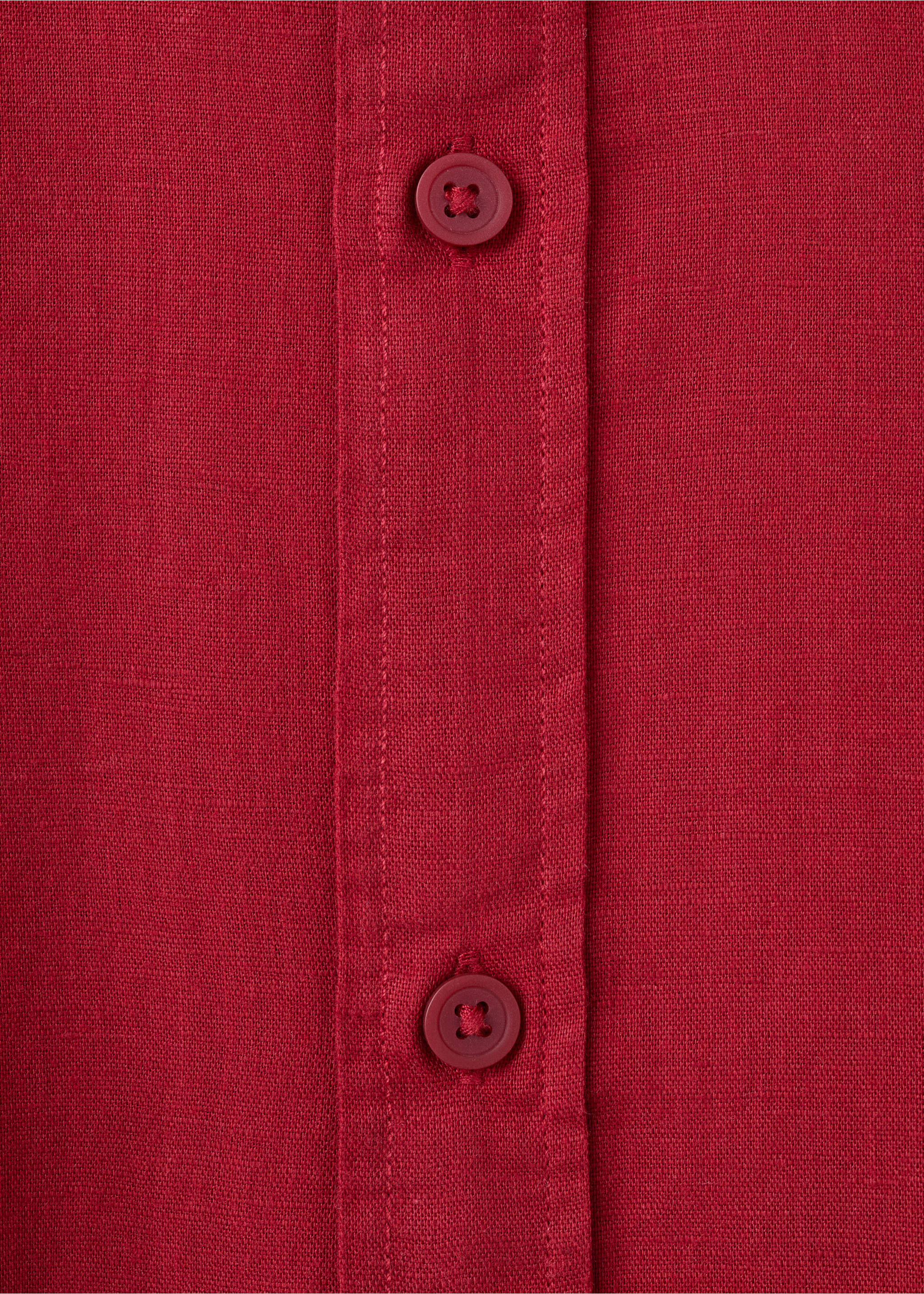 Camisa algodón manga corta - Detalle del artículo 8, Rojo. Ref: 27051300-00.