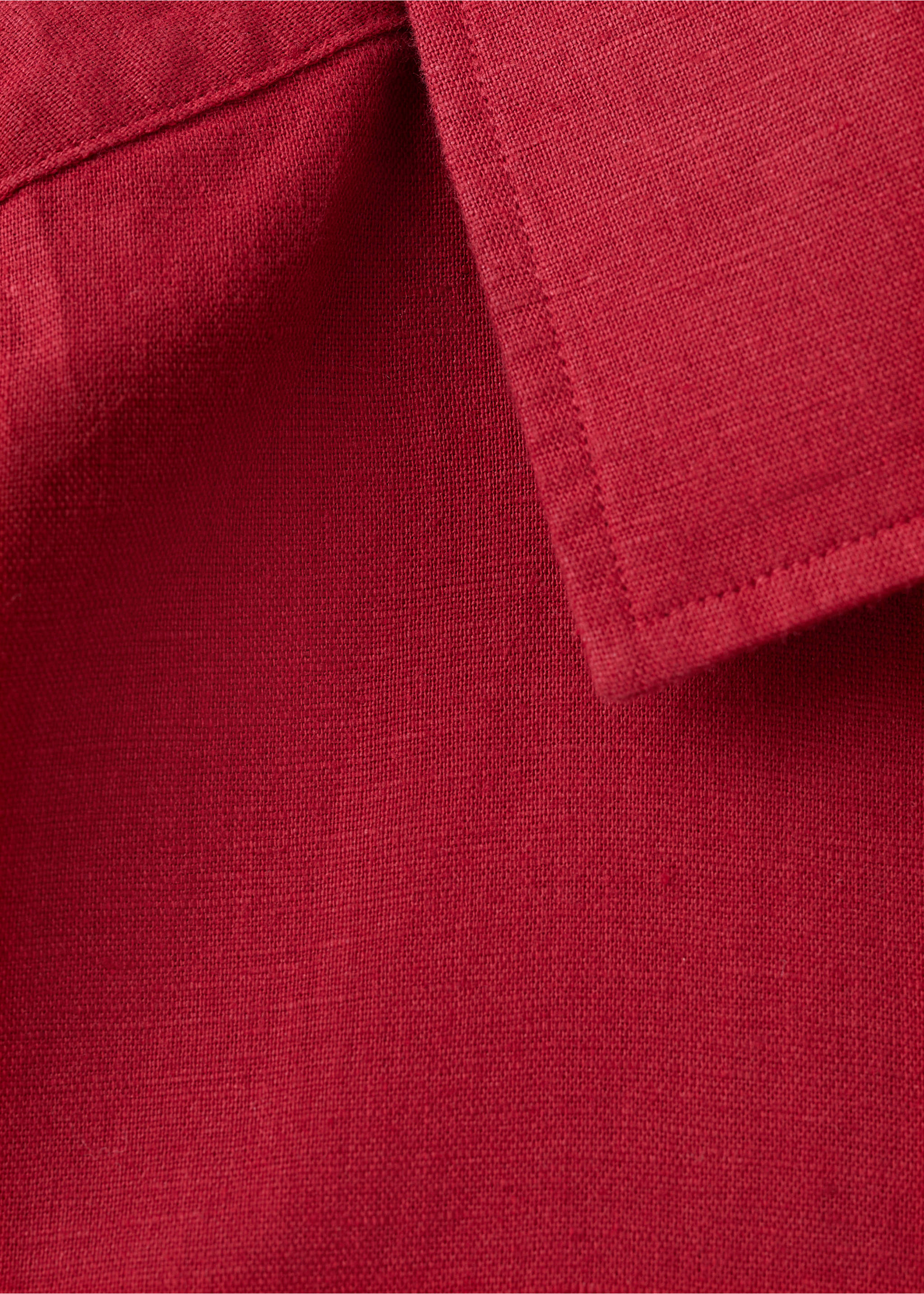 Camisa algodón manga corta - Detalle del artículo 0, Rojo. Ref: 27051300-00.