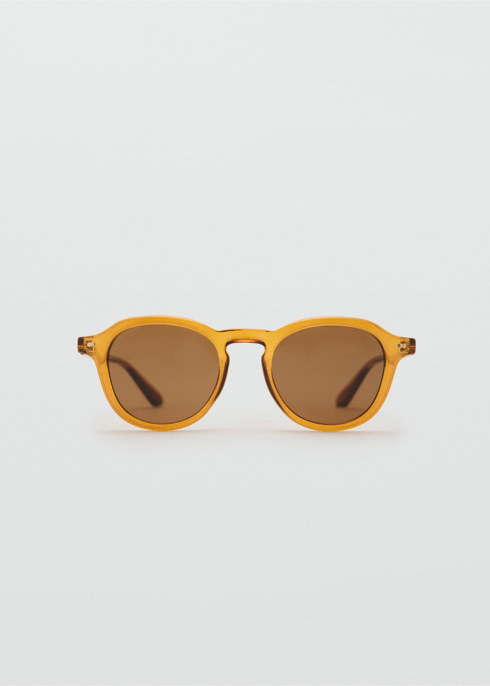 Semi-transparent frame sunglasses - Товар без моделі, Охра. Ref: 27051302-00.