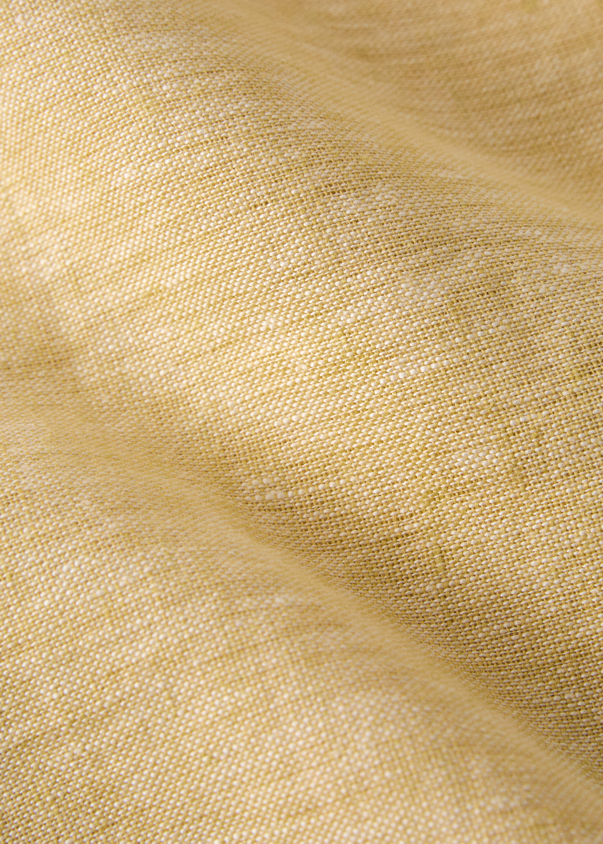 100% linen melange effect tablecloth for 6 to 8 guests - Details of the article 2