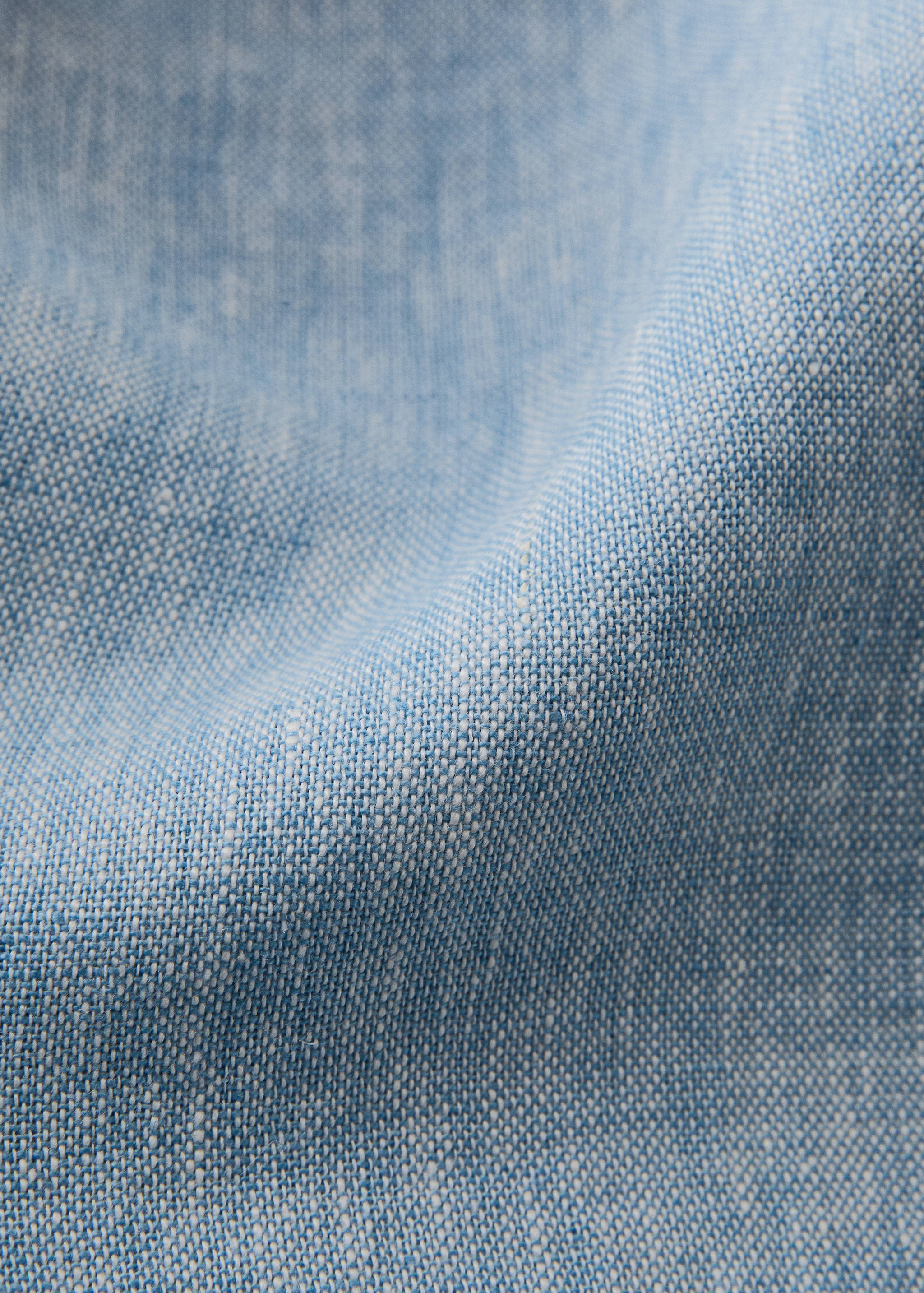 100% linen melange effect tablecloth for 6 to 8 guests - Details of the article 2