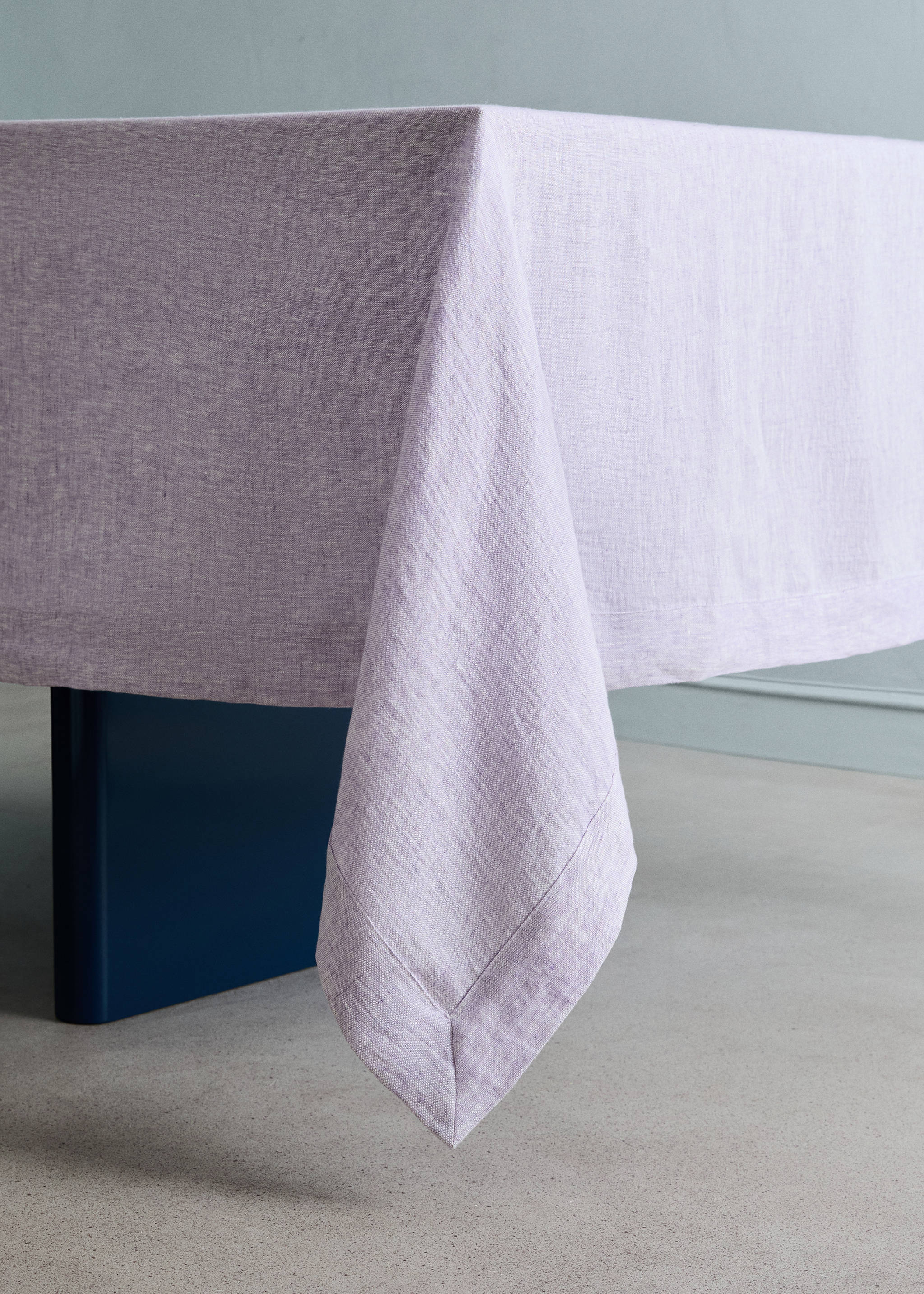 100% linen melange effect tablecloth for 6 to 8 guests - Details of the article 8