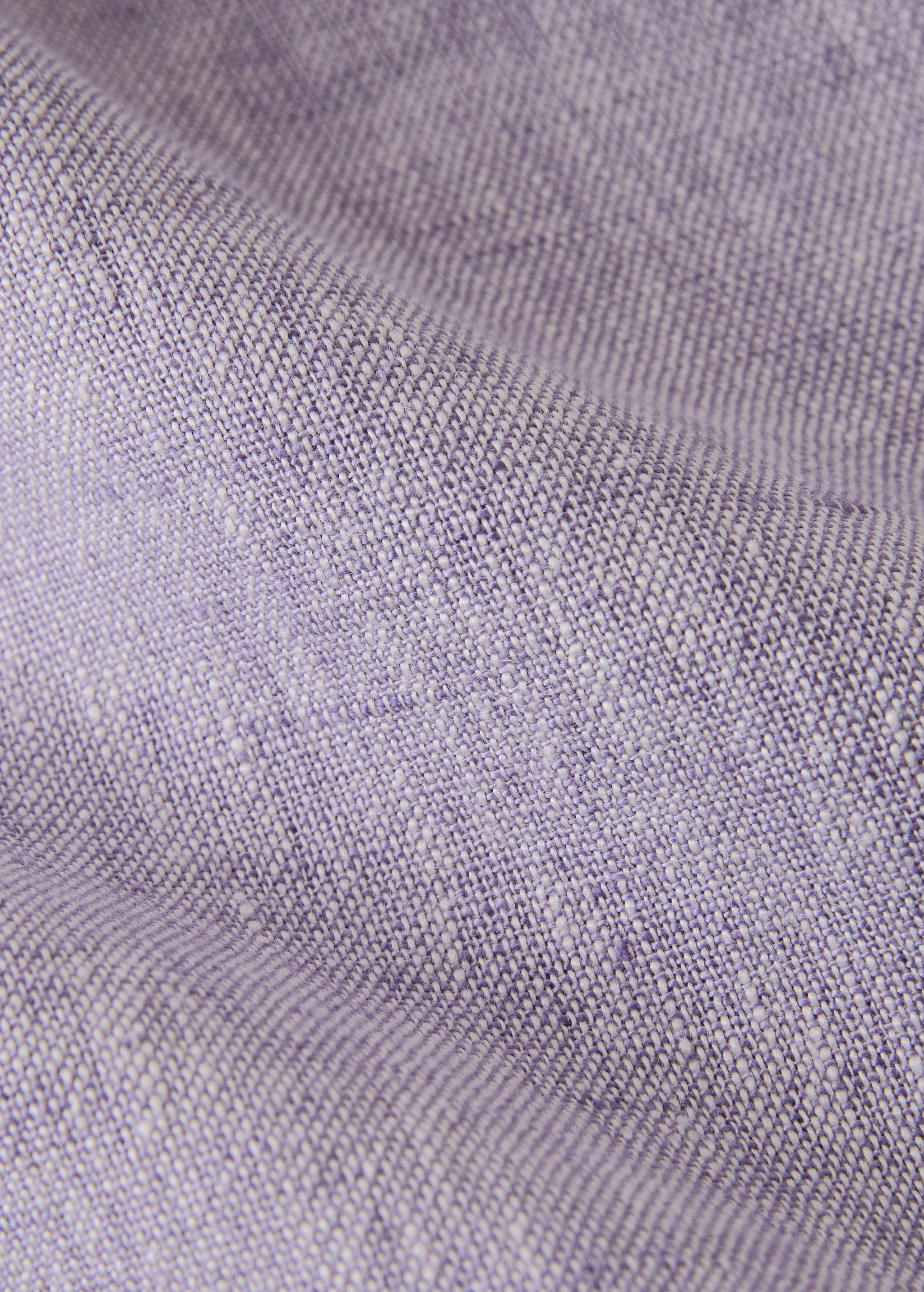 100% linen melange effect tablecloth for 6 to 8 guests - Details of the article 2