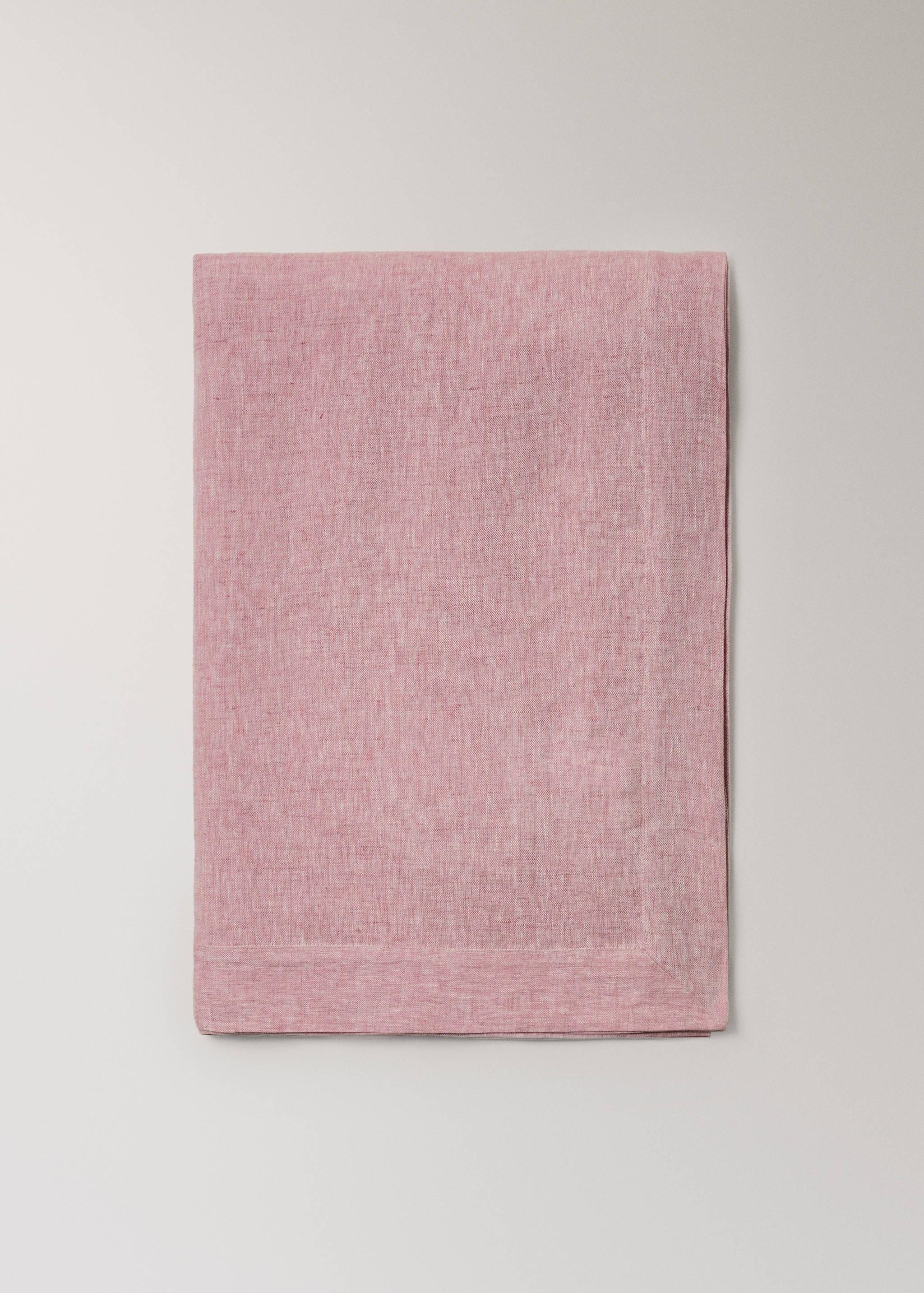 100% linen melange effect tablecloth for 6 to 8 guests - Article without model