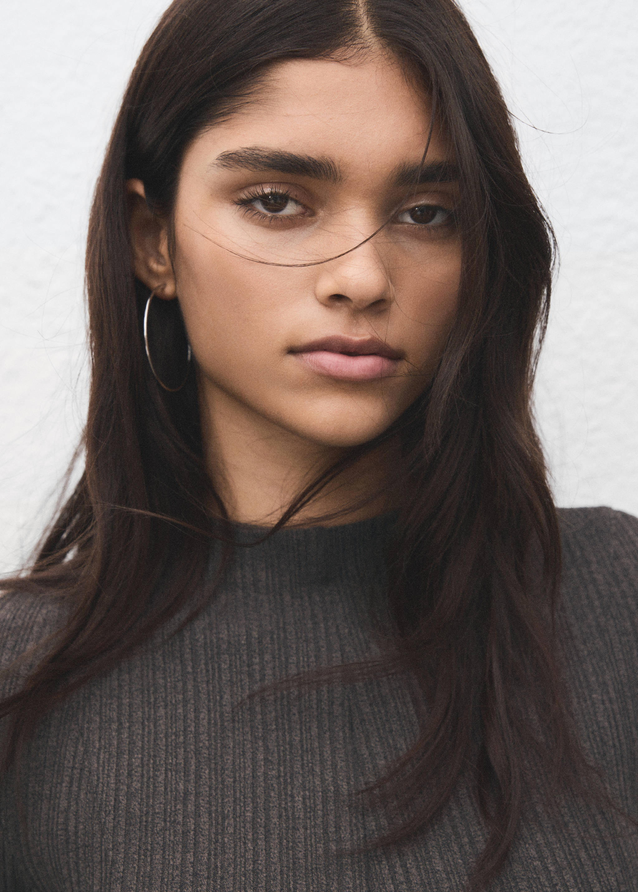 Robe en maille manches évasées - Détail de l'article 1