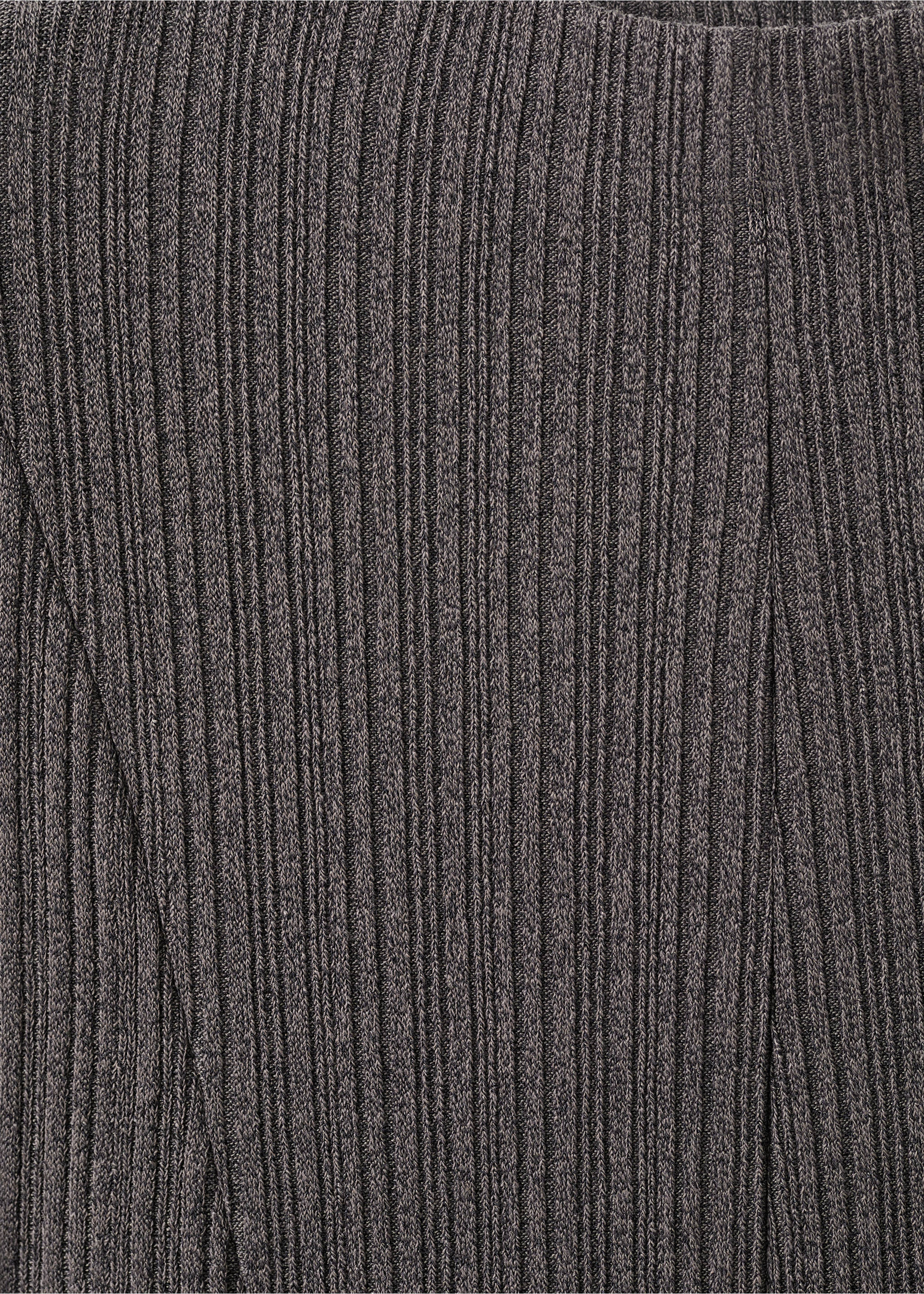 Robe en maille manches évasées - Détail de l'article 8, Marron moyen. Ref: 27051317-00.