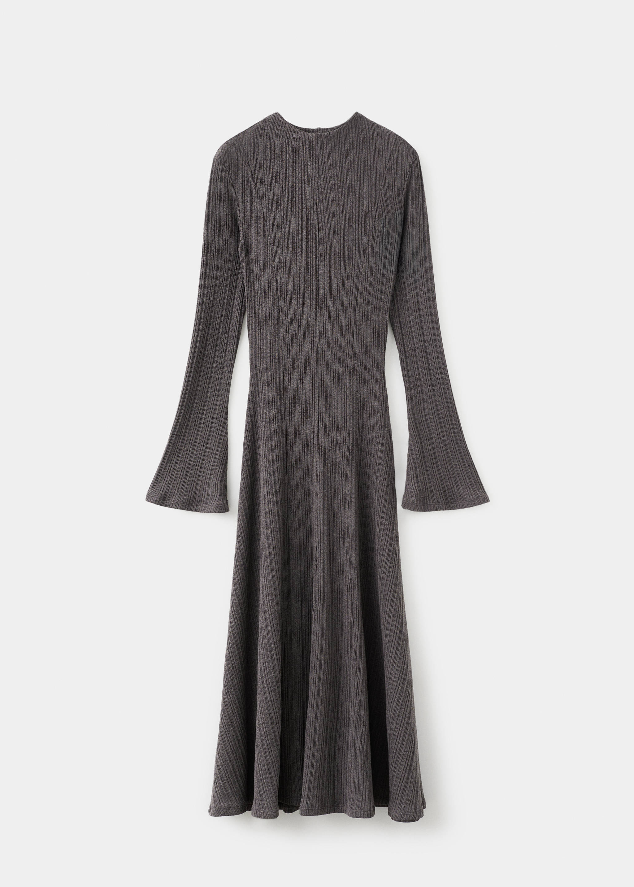 Knitted dress with bell sleeves - Article without model
