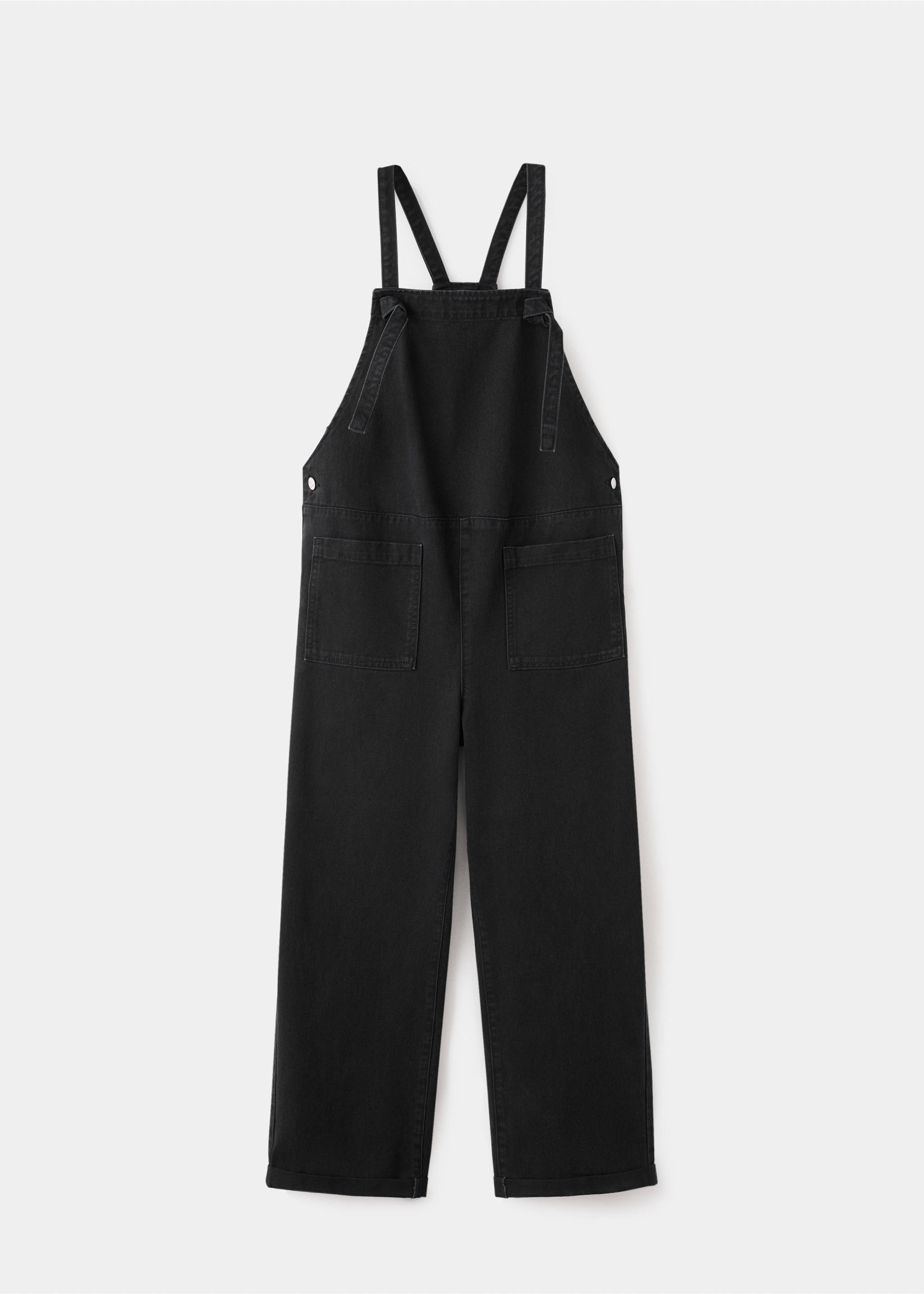 Maternity denim dungarees - Article without model, Black denim. Ref: 27051319-00.