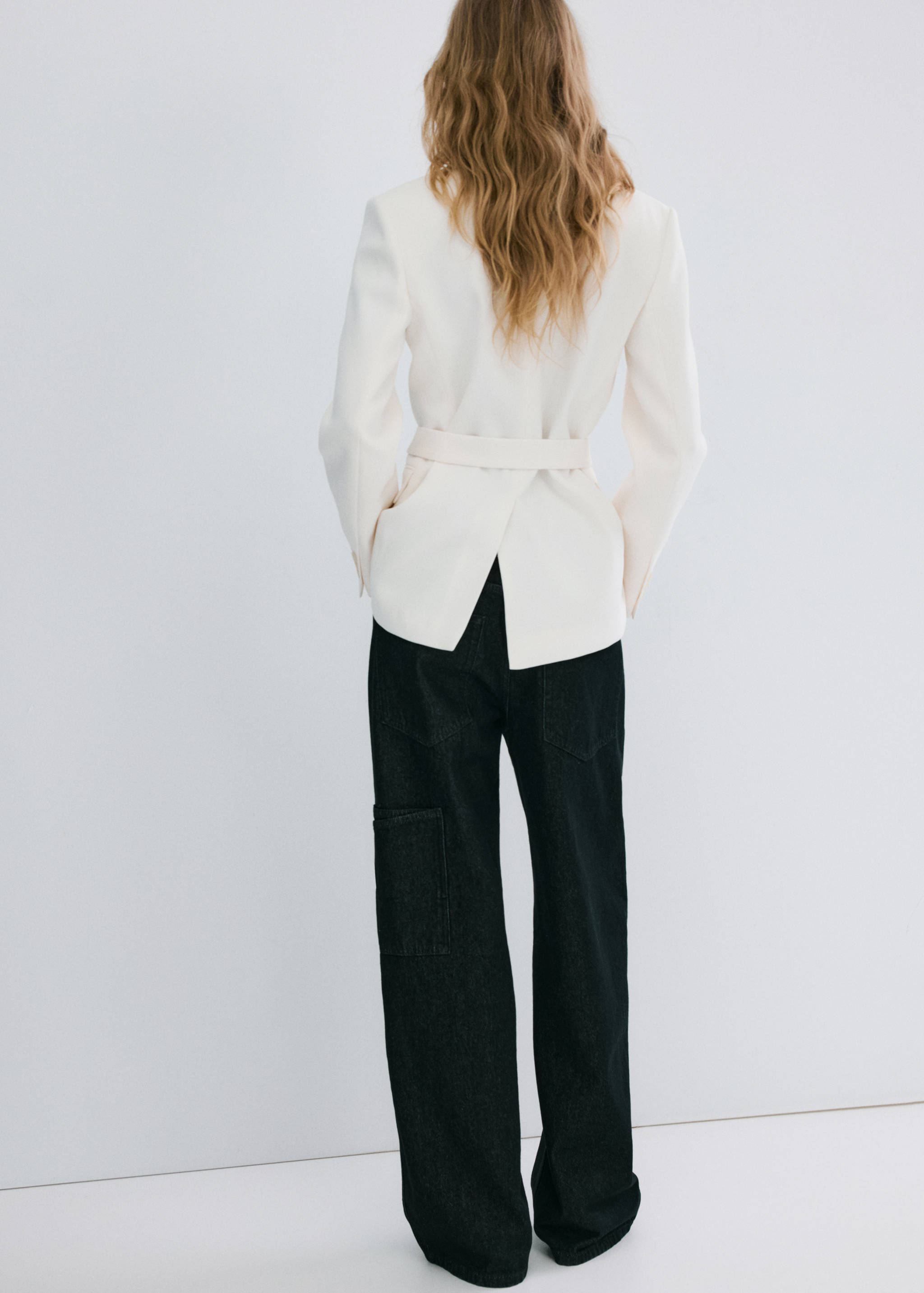 Blazer costume ceinture - Verso de l’article