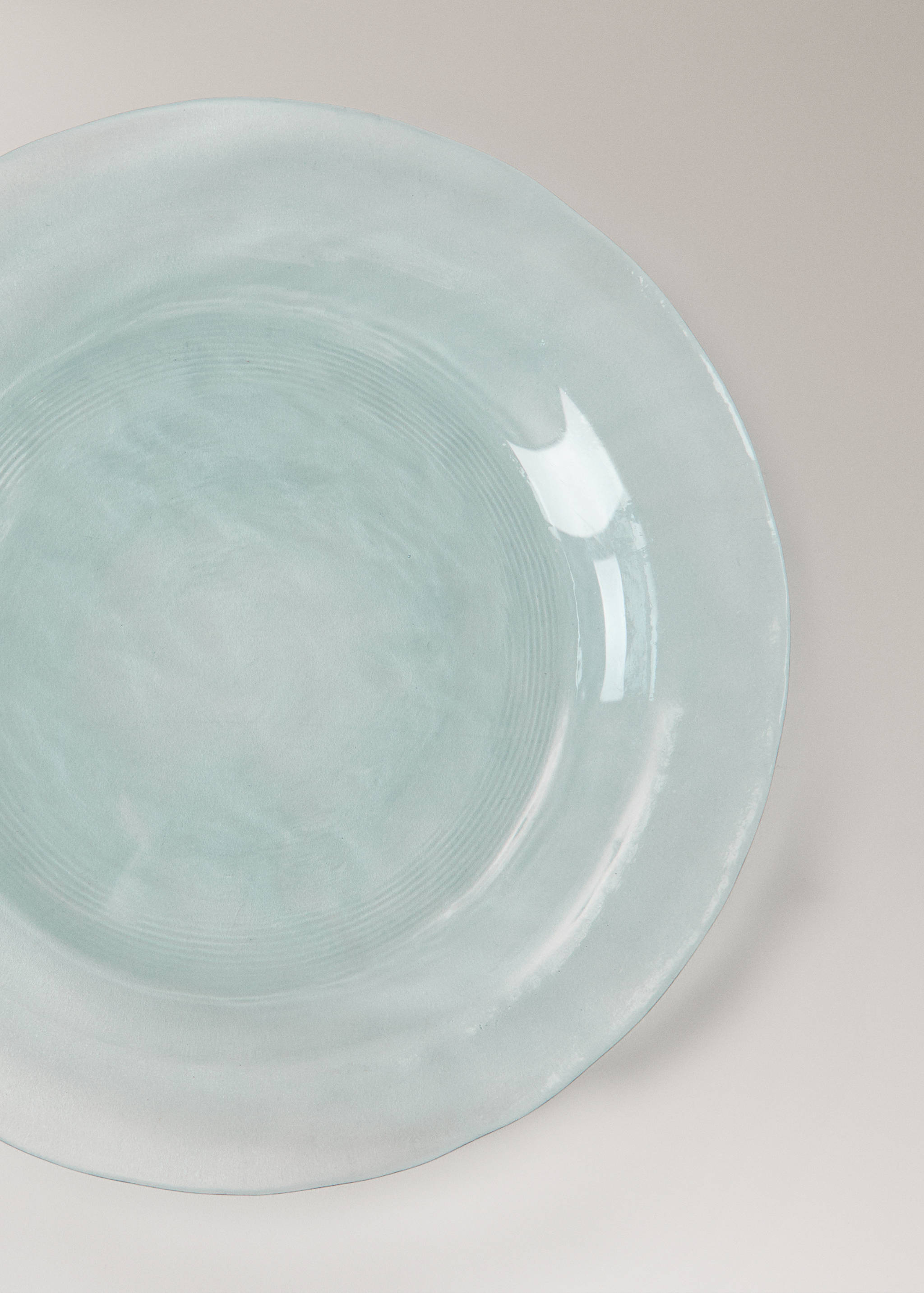 Πιάτο από σφυρήλατο γυαλί σε χρώμα - Λεπτομέρεια του προϊόντος 1