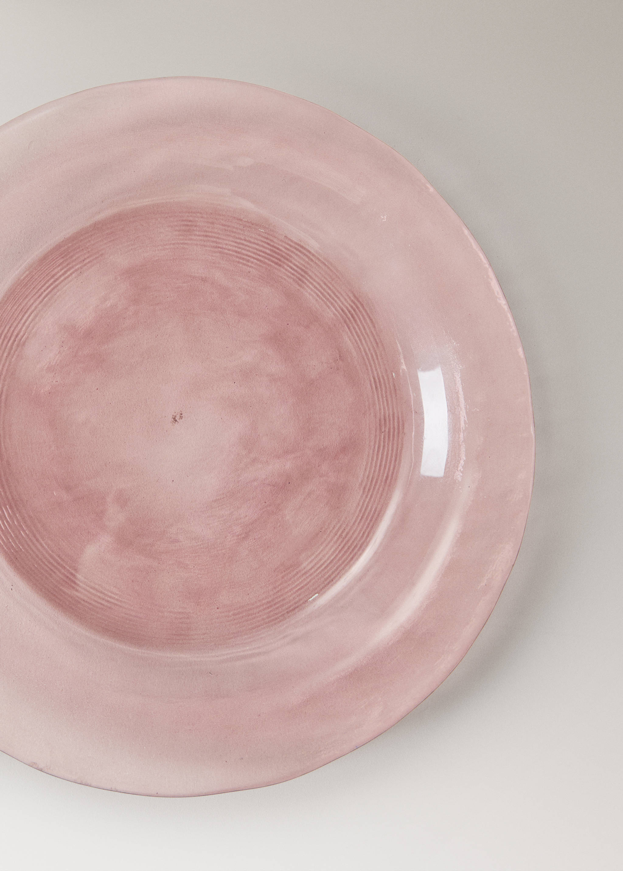 Πιάτο από σφυρήλατο γυαλί σε χρώμα - Λεπτομέρεια του προϊόντος 1