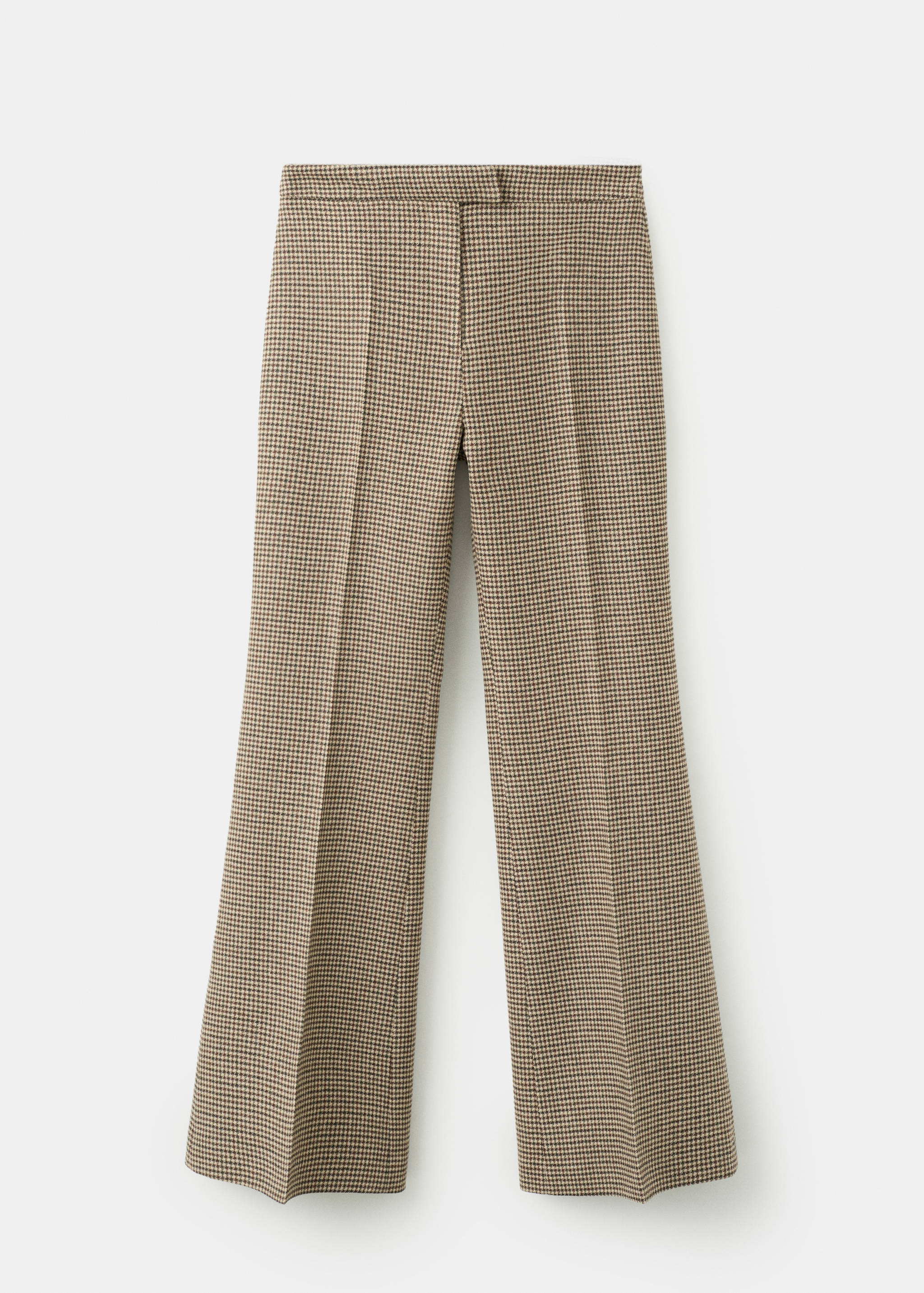 Houndstooth wool-blend trousers - Article without model