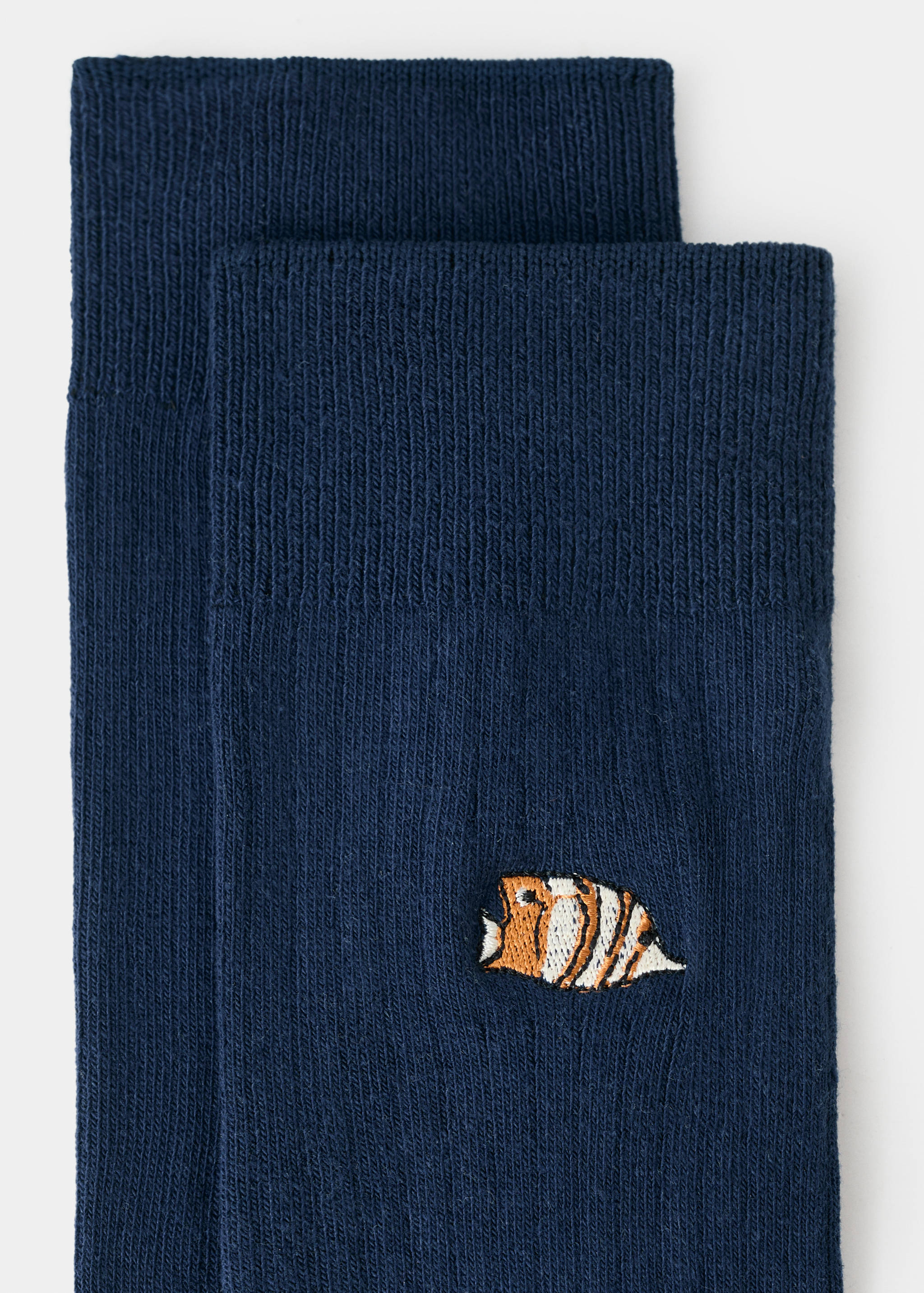 Animal embroidered cotton socks - Details of the article 8