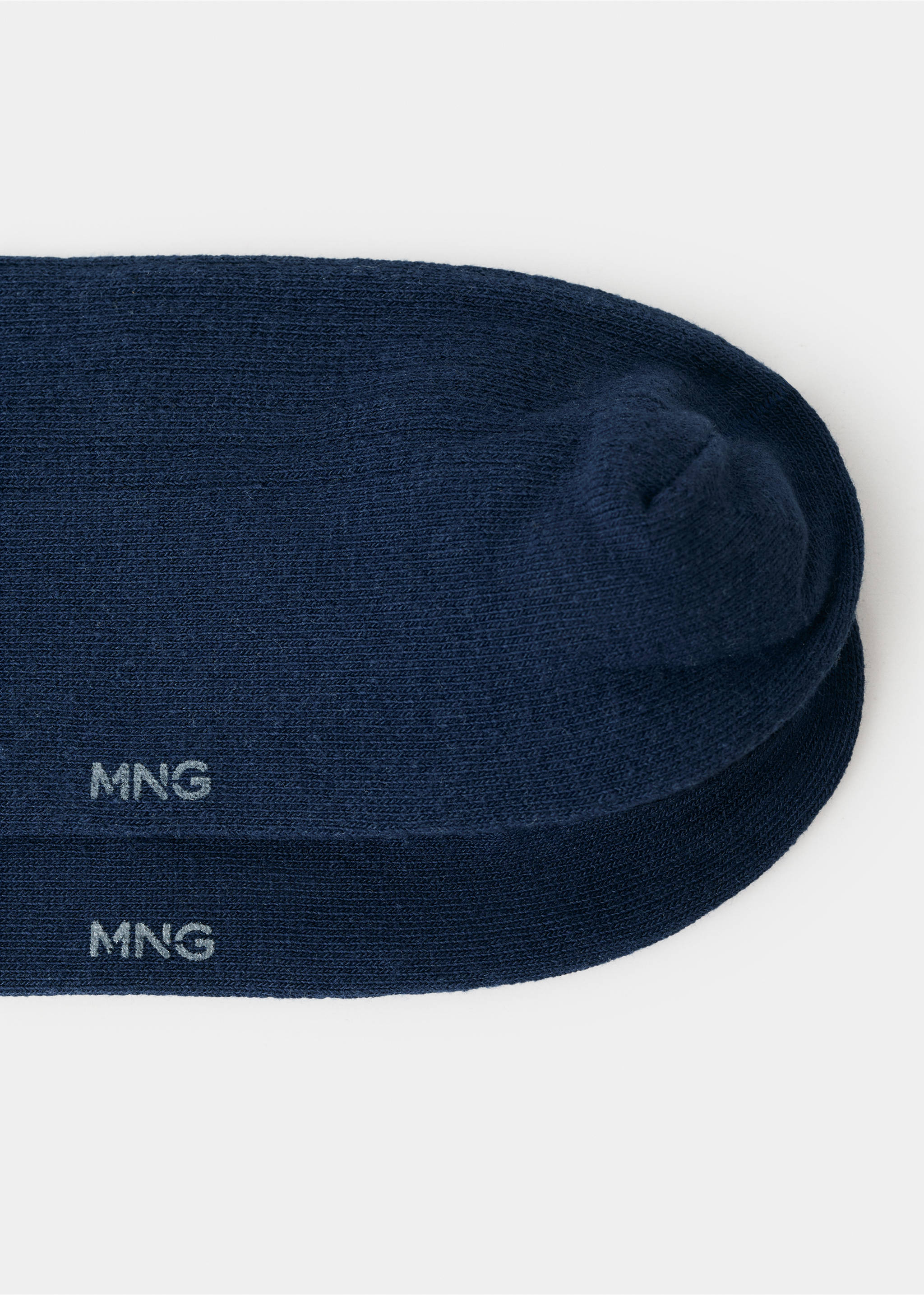 Animal embroidered cotton socks - Details of the article 0, Navy. Ref: 27051328-00.