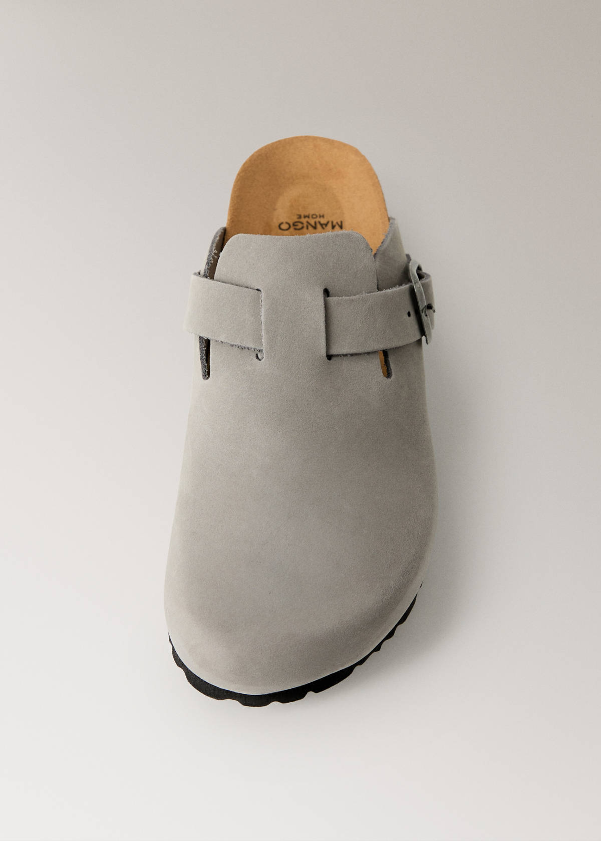 Leather clog shoes — Light/Pastel Grey