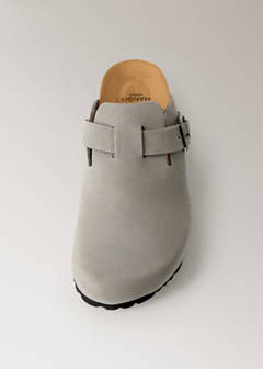 Leather clog shoes — Light/Pastel Grey 3
