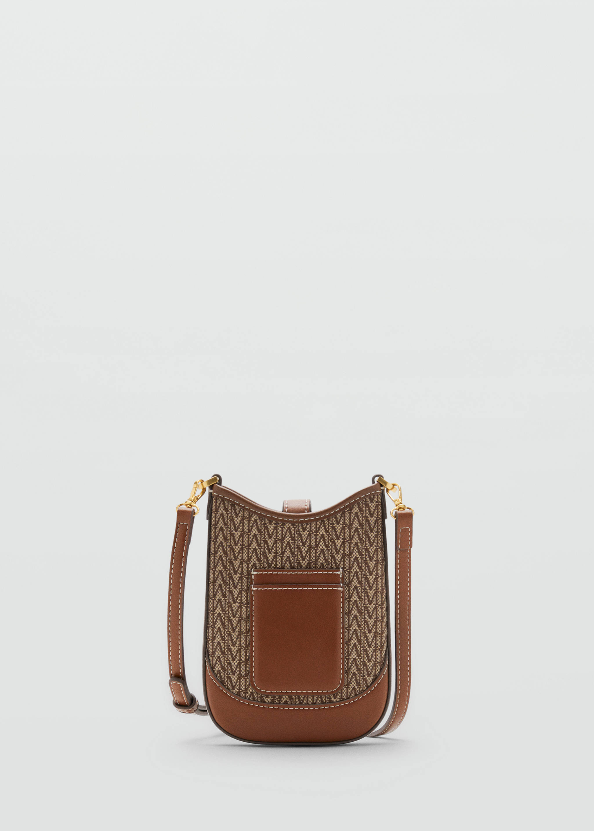 提花斜跨手机包 - null