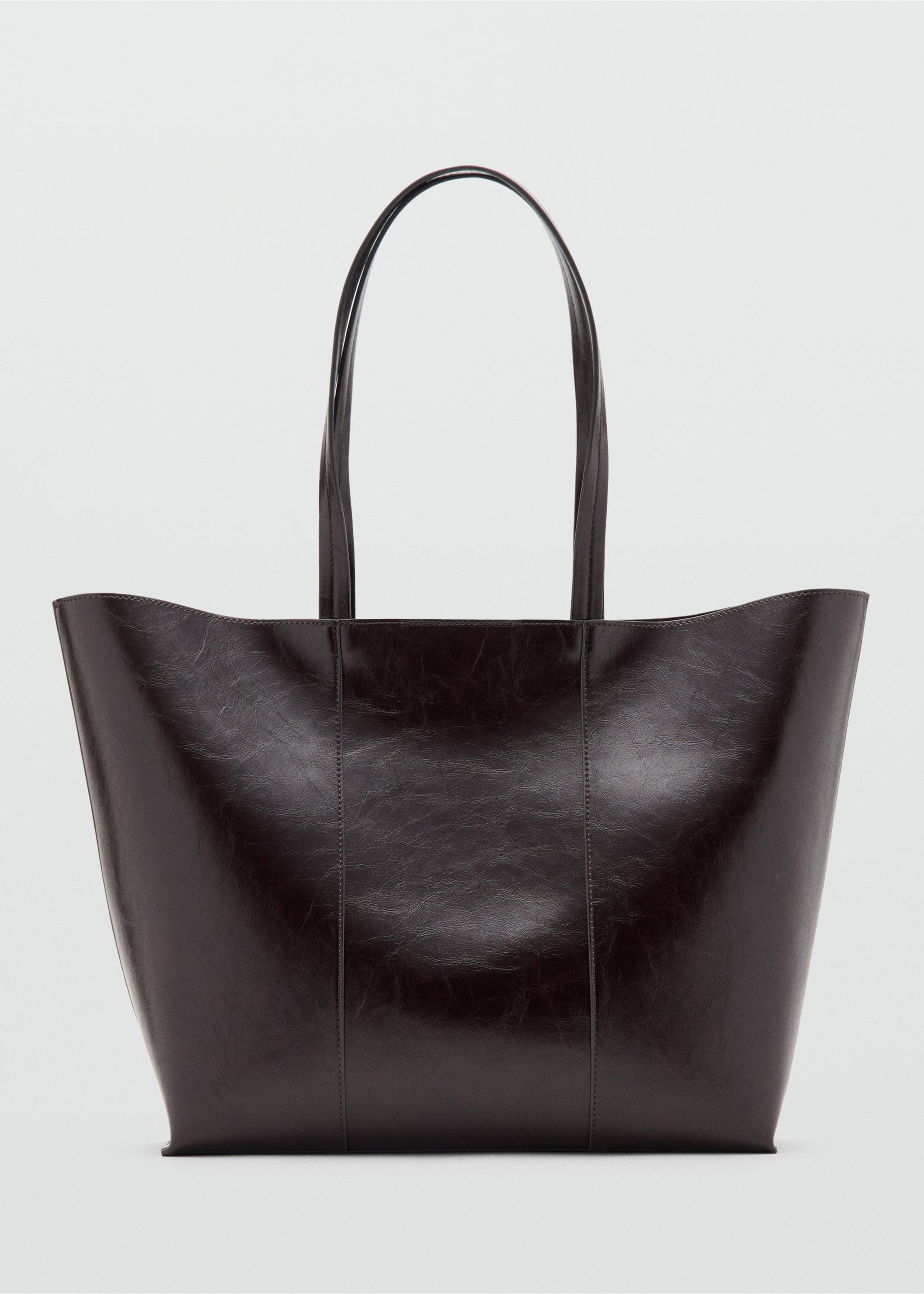 Grand sac cabas - Article sans modèle, Chocolat. Ref: 27051342-00.