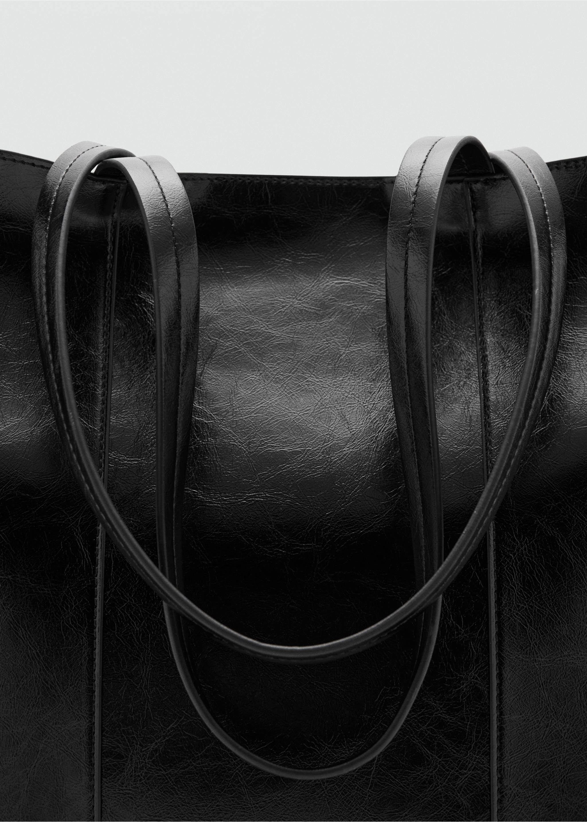 Large shopper bag - Details of the article 1, Black. Ref: 27051342-00.