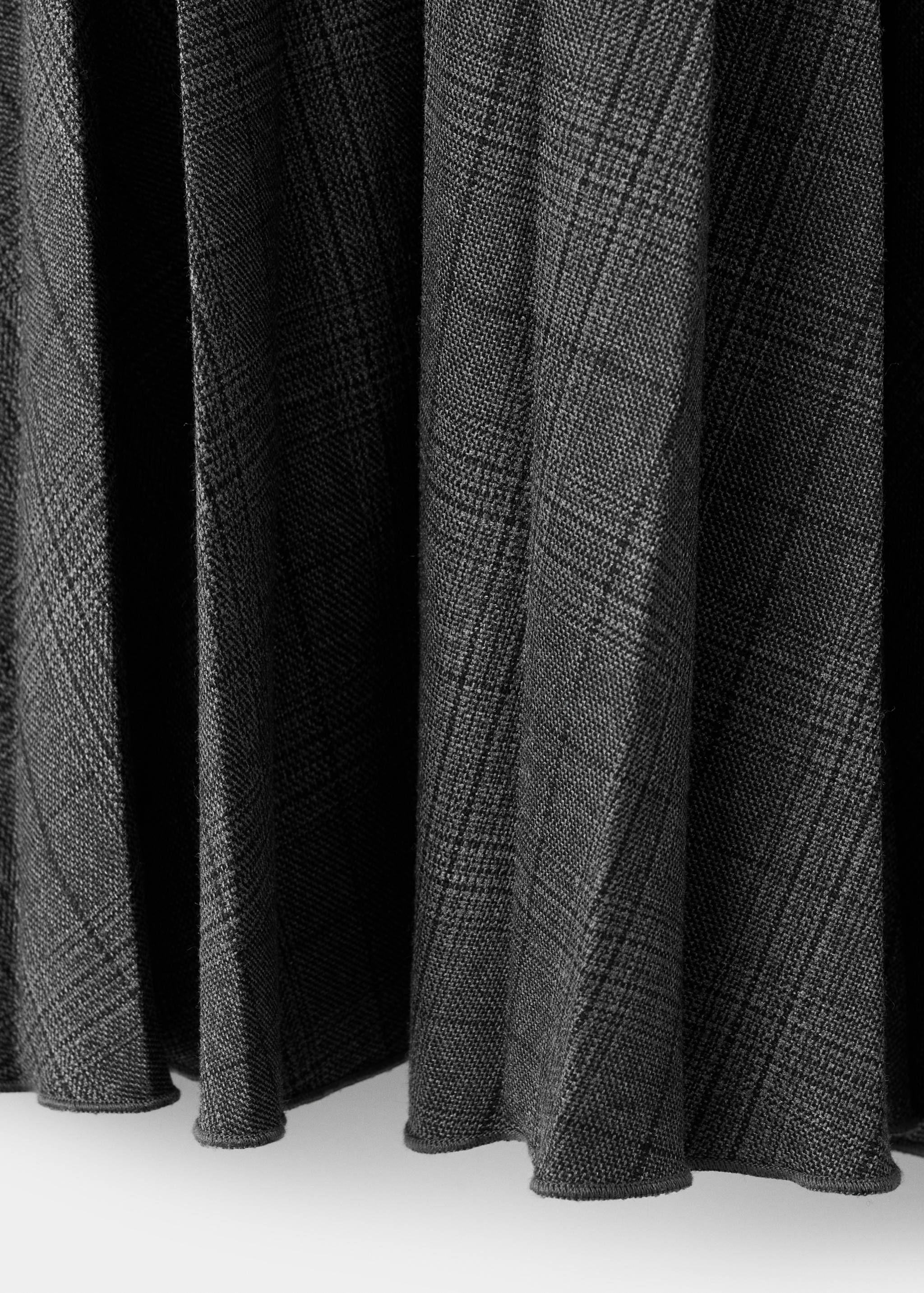 Плиссированная юбка в клетку - Деталь изделия 0