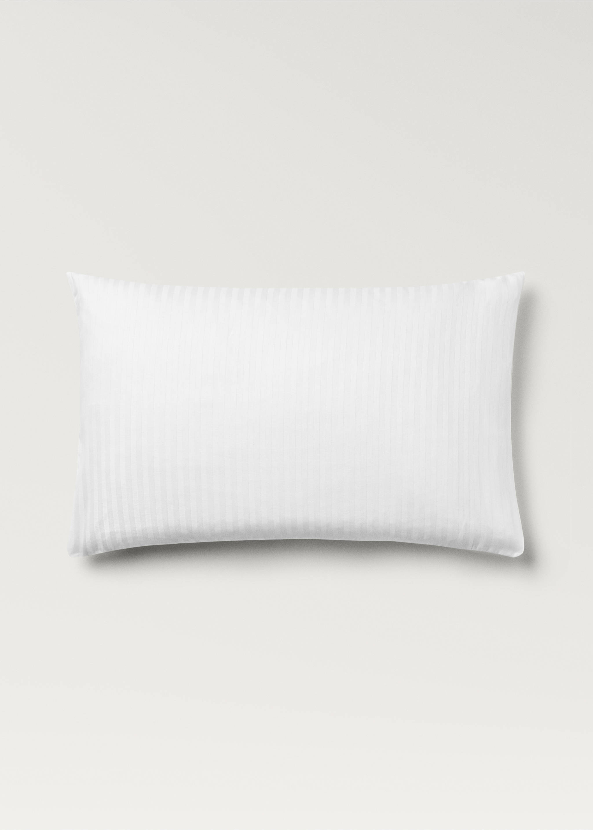 Pillow protector cotton stripes 50x75 cm - Article without model, White. Ref: 27051347-00.