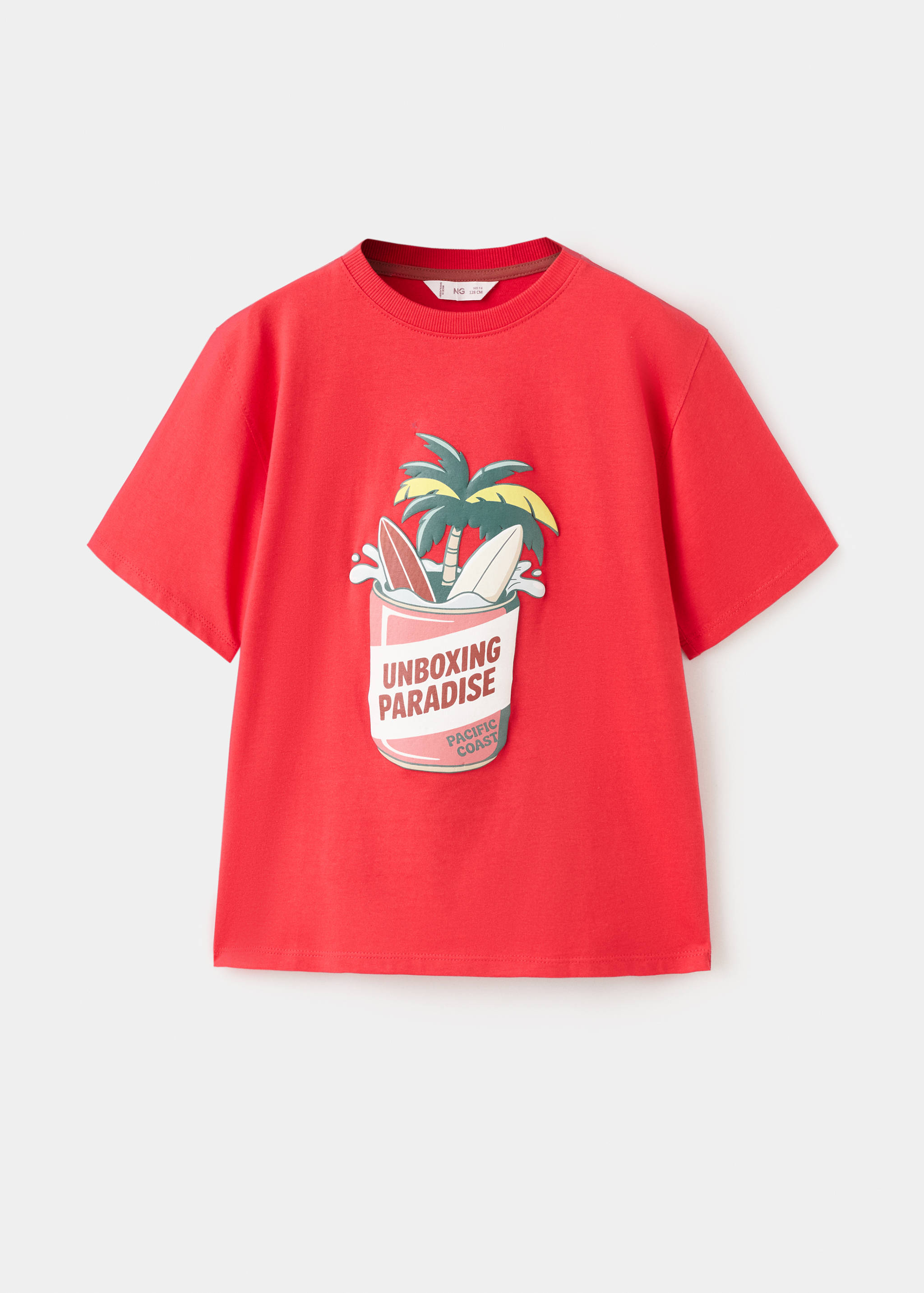 T-shirt imprimé palmiers - Article sans modèle