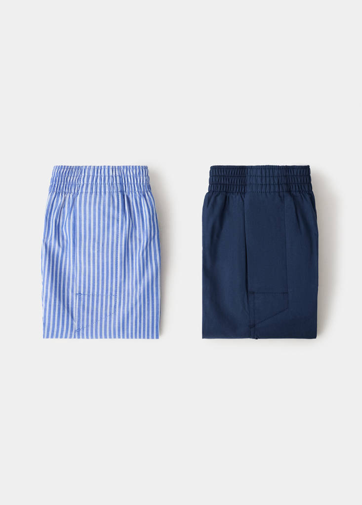 Mixed boxer 2 pack — Navy